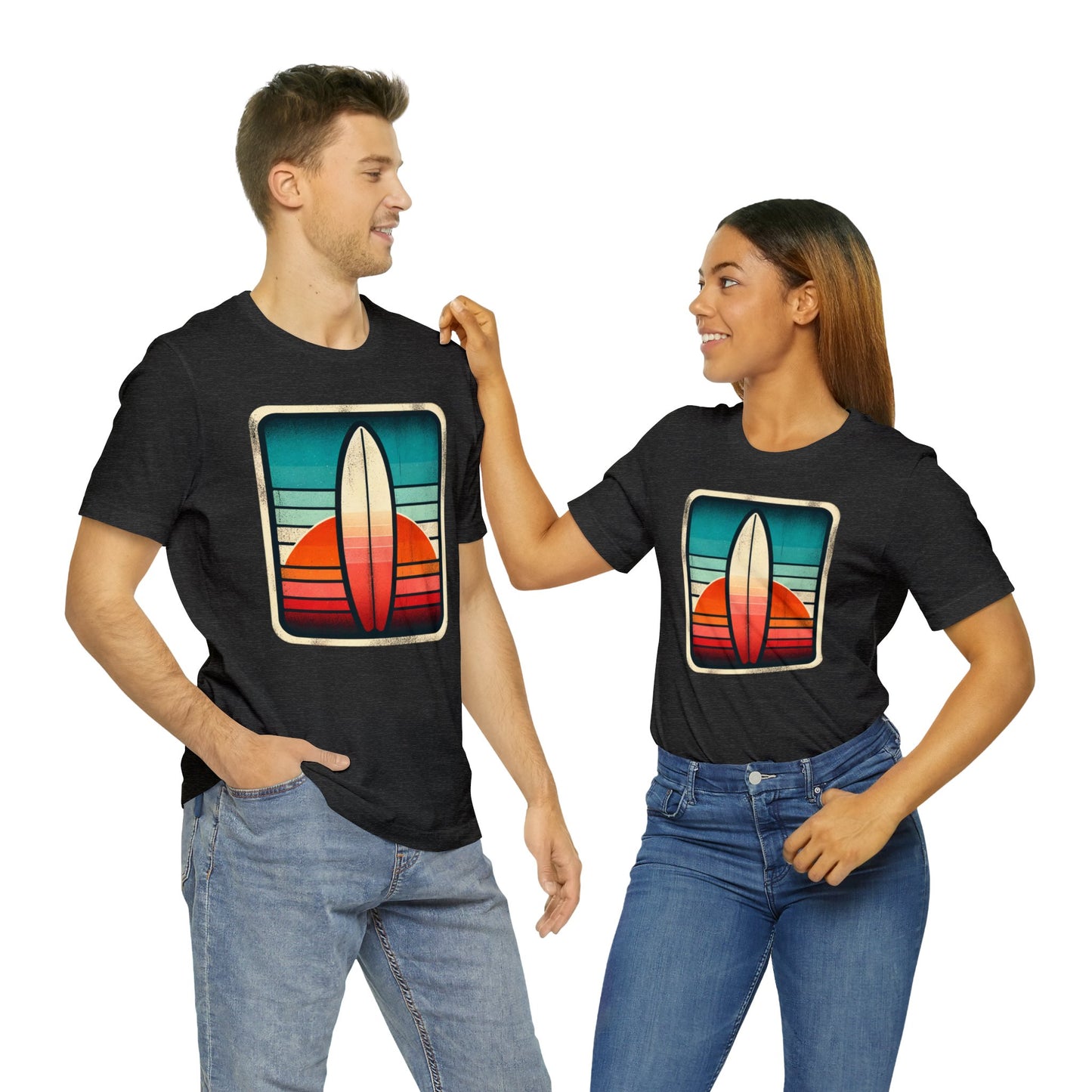 Sunset Swell Serenity - Tee - AI Tee Hero