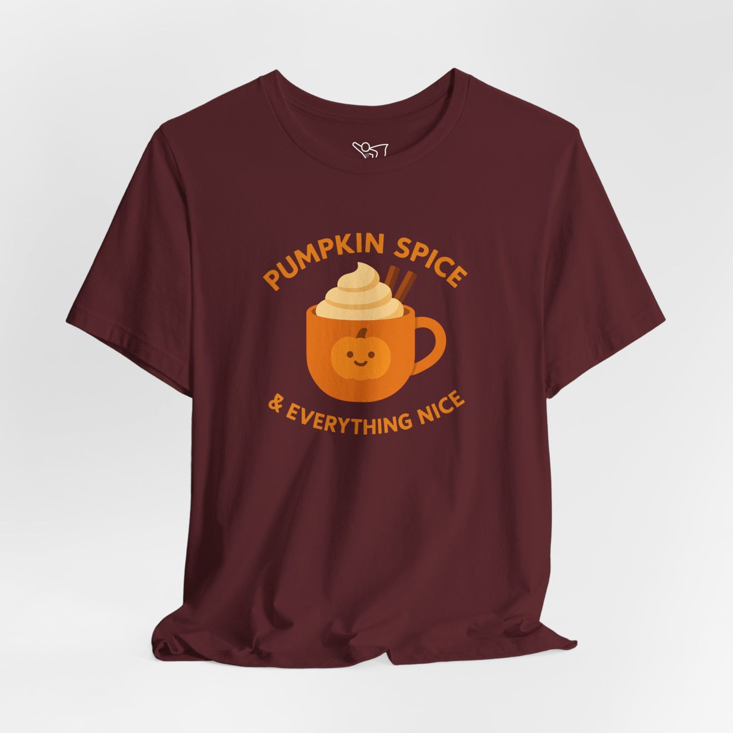 "Pumpkin Spice & Everything Nice" Fall T-Shirt, Autumn Fashion, Cozy Casual Wear, Pumpkin Lovers Gift, Seasonal Apparel