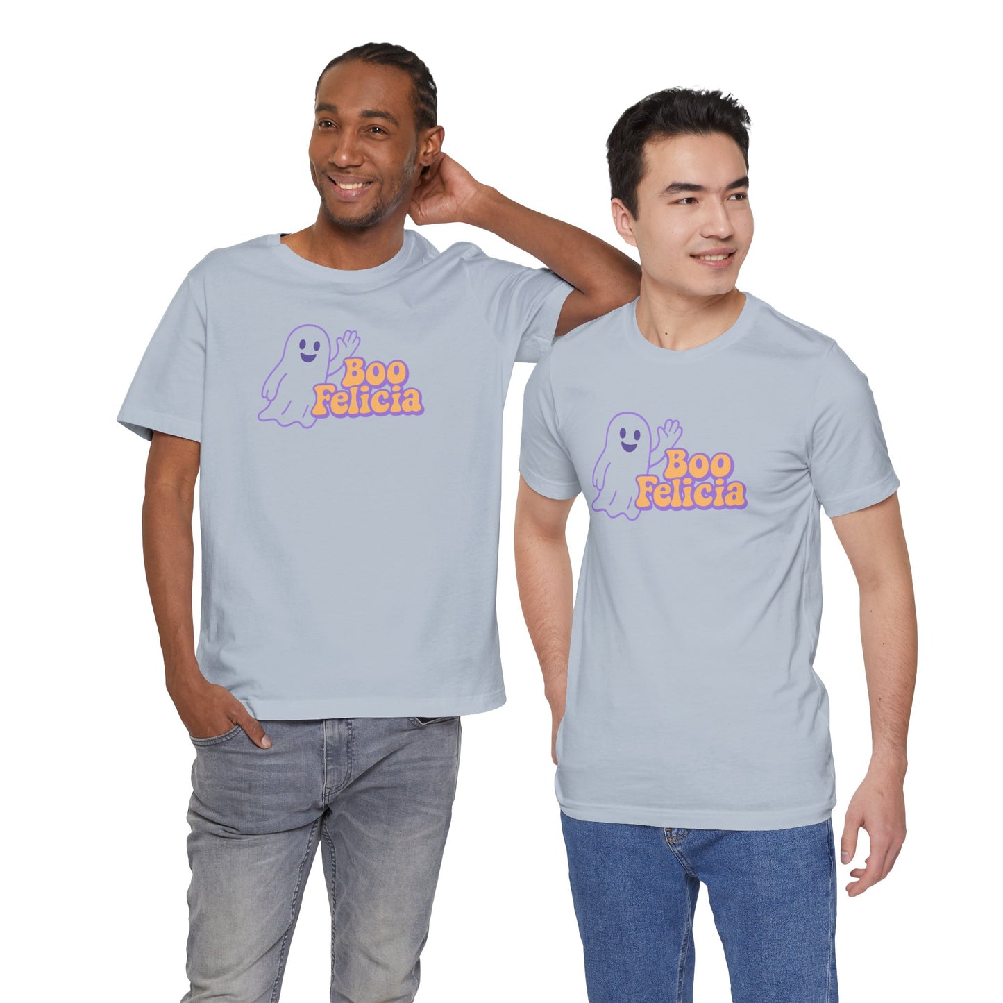 "Boo Felicia Ghost" Unisex Halloween T-Shirt, Spooky Apparel, Fun Gift, Casual Wear, Holiday Shirt