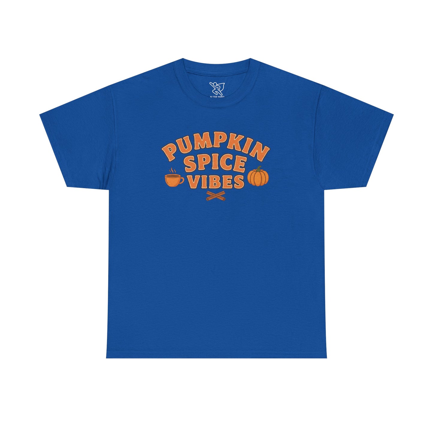 "Pumpkin Spice Vibes" Unisex Autumn T-Shirt for Fall, Cozy Apparel, Pumpkin Lover Gift, Halloween Party Wear