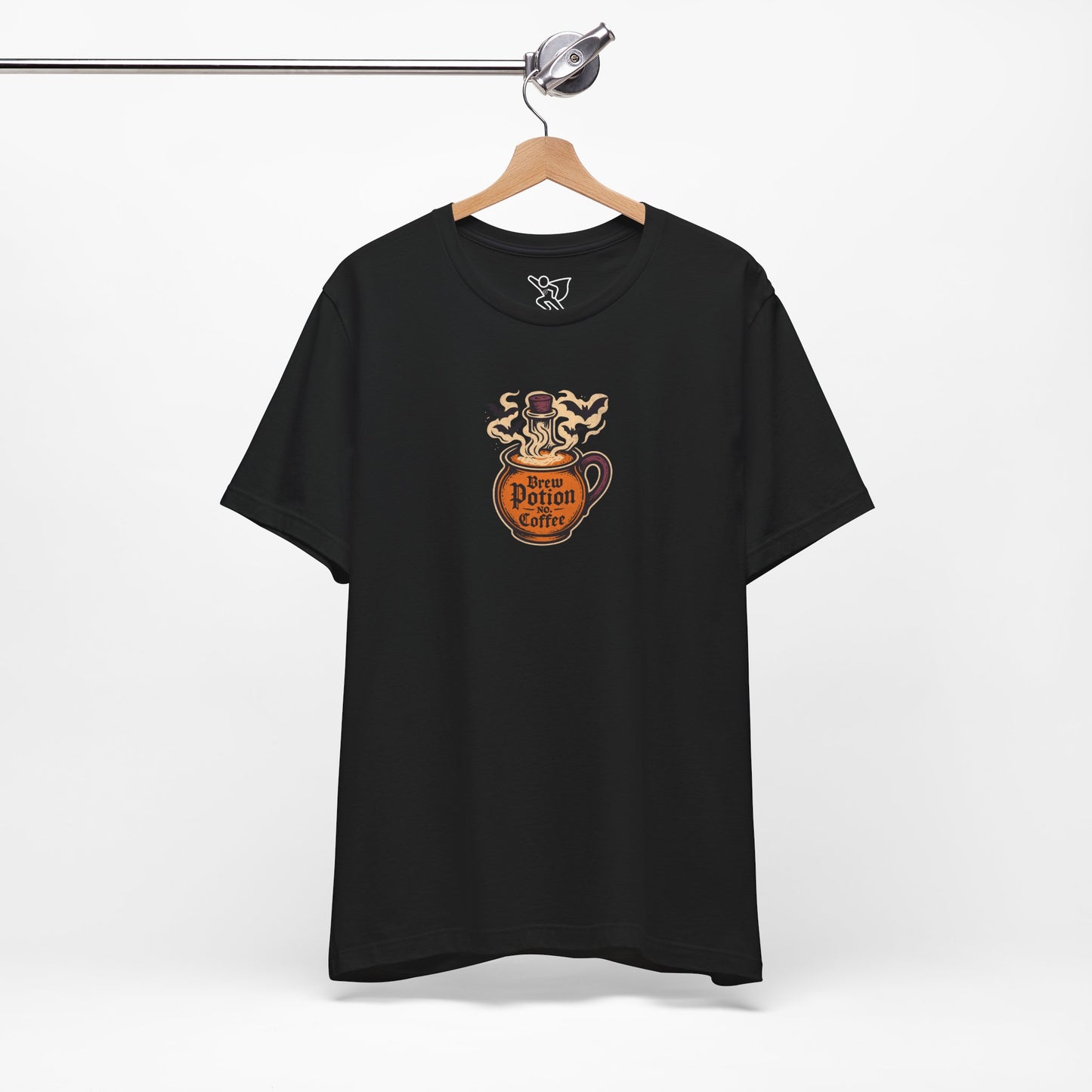 "Coffee Potion" Unisex Tee, Casual Wear, Gift for Coffee Lovers, Magical T-Shirt, Witchy Apparel, Coffee Enthusiast Presents