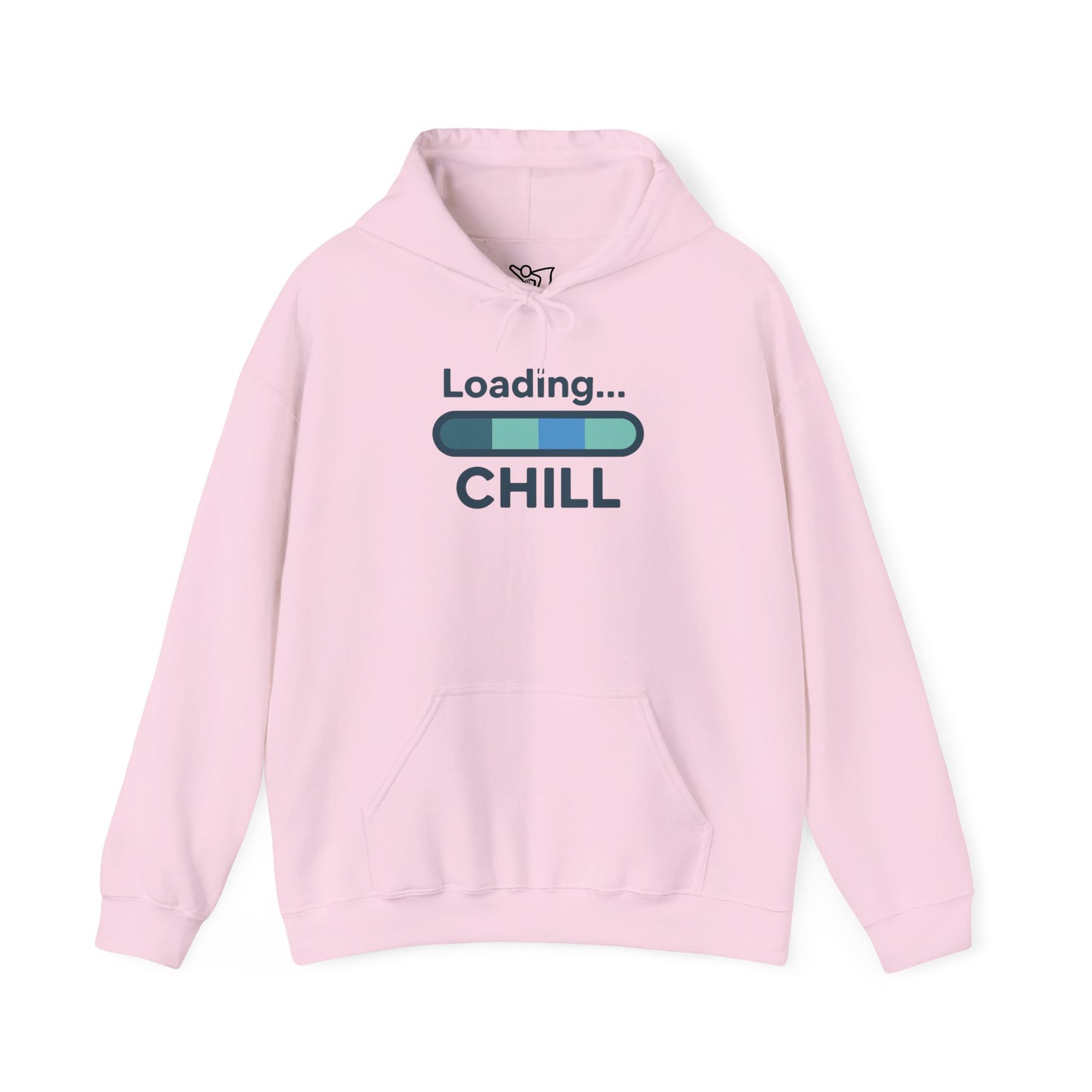 "Loading Chill" Unisex Hoodie, Cozy Sweatshirt for Relaxation, Perfect for Gifts, Chill Vibes, Casual Wear