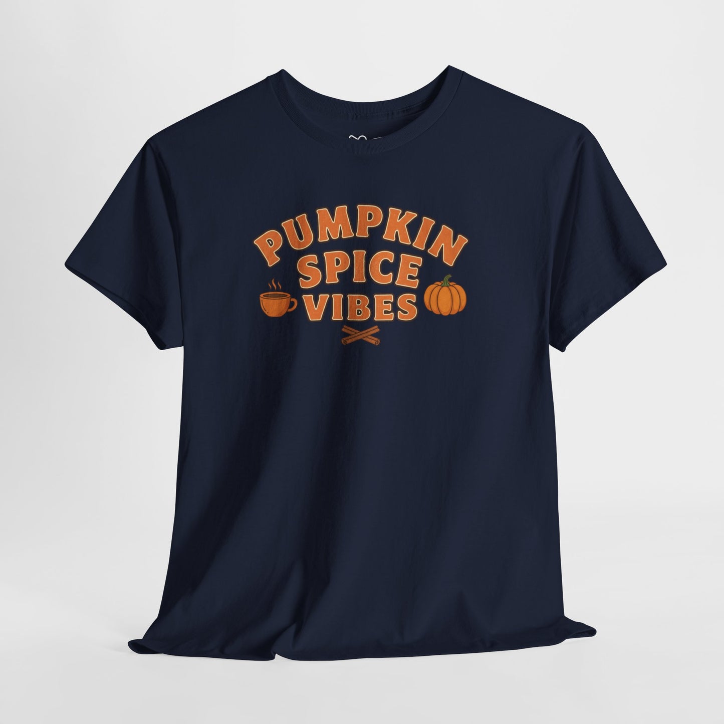 "Pumpkin Spice Vibes" Unisex Autumn T-Shirt for Fall, Cozy Apparel, Pumpkin Lover Gift, Halloween Party Wear