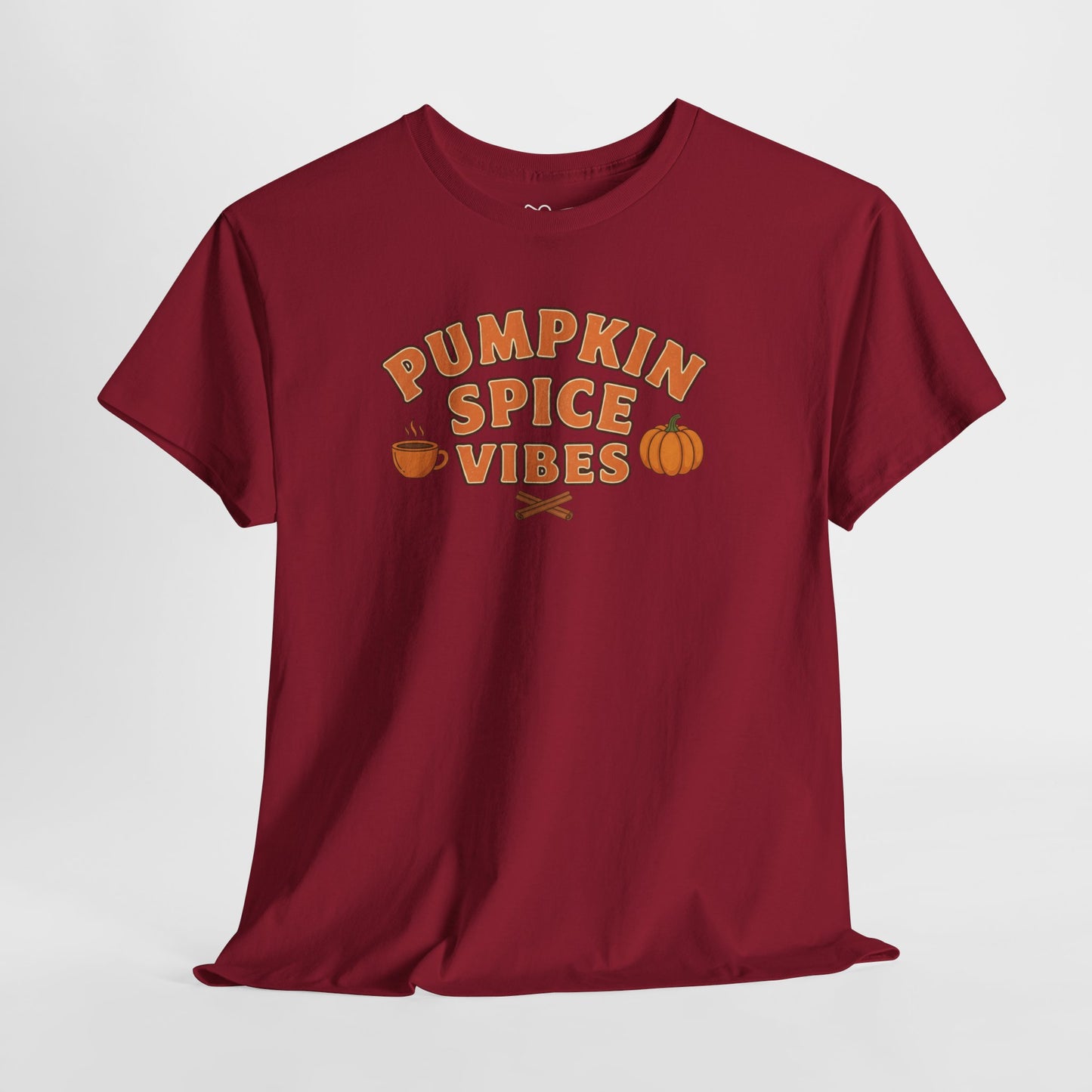 "Pumpkin Spice Vibes" Unisex Autumn T-Shirt for Fall, Cozy Apparel, Pumpkin Lover Gift, Halloween Party Wear