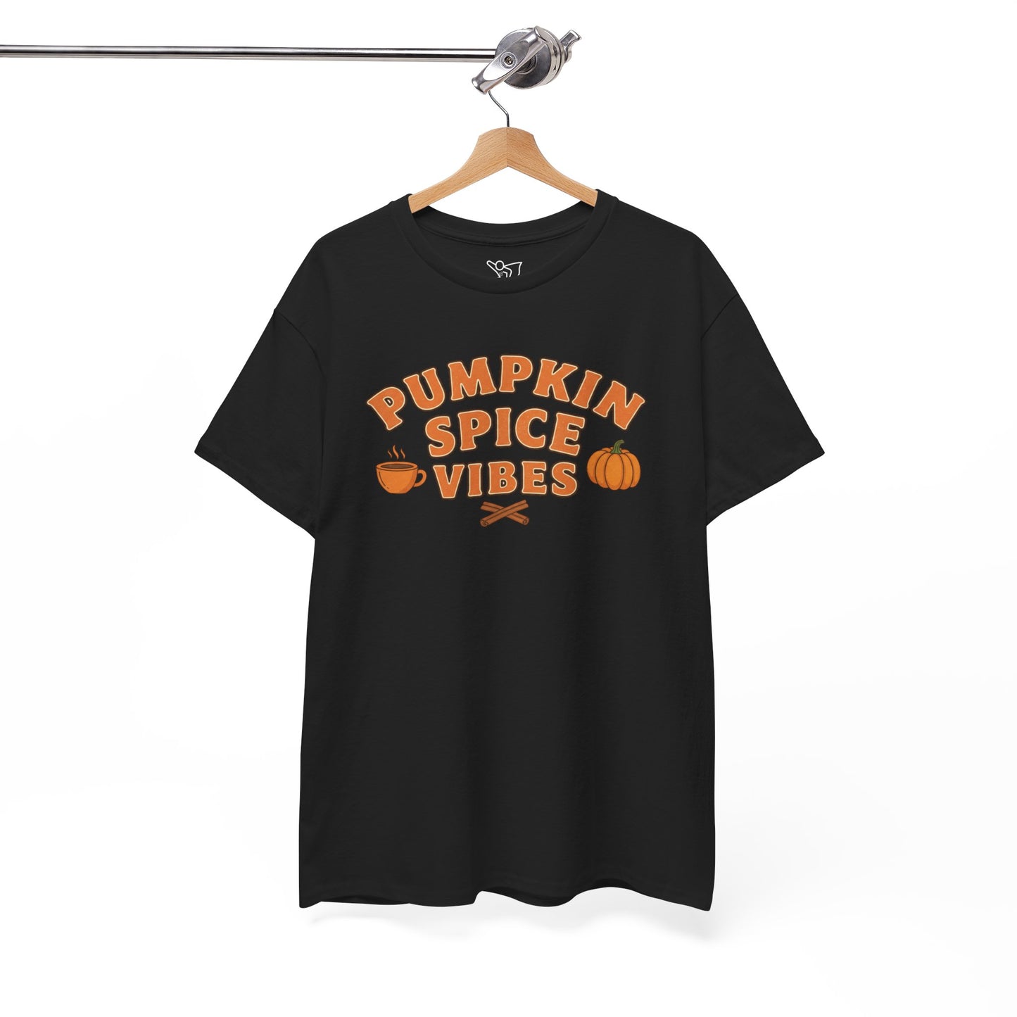"Pumpkin Spice Vibes" Unisex Autumn T-Shirt for Fall, Cozy Apparel, Pumpkin Lover Gift, Halloween Party Wear
