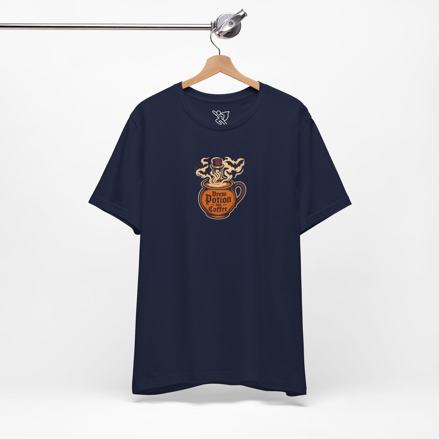 "Coffee Potion" Unisex Tee, Casual Wear, Gift for Coffee Lovers, Magical T-Shirt, Witchy Apparel, Coffee Enthusiast Presents