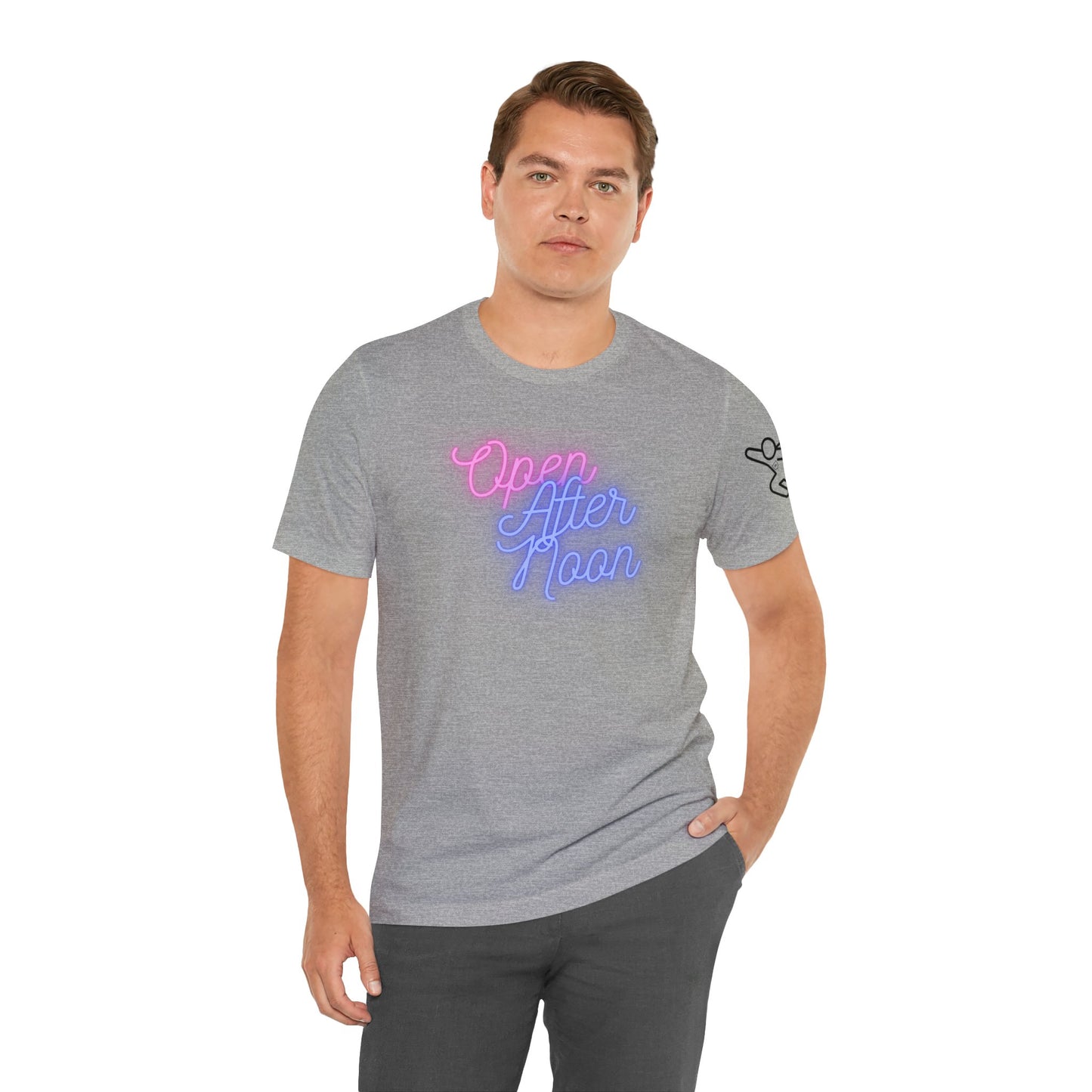 Midday Glow Neon Graphic Unisex Jersey Short Sleeve Tee - AI Tee Hero