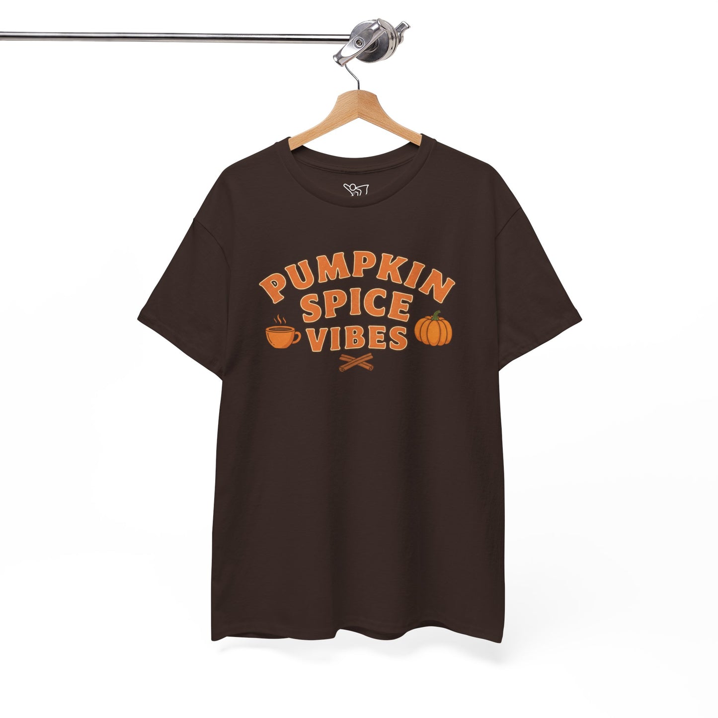 "Pumpkin Spice Vibes" Unisex Autumn T-Shirt for Fall, Cozy Apparel, Pumpkin Lover Gift, Halloween Party Wear