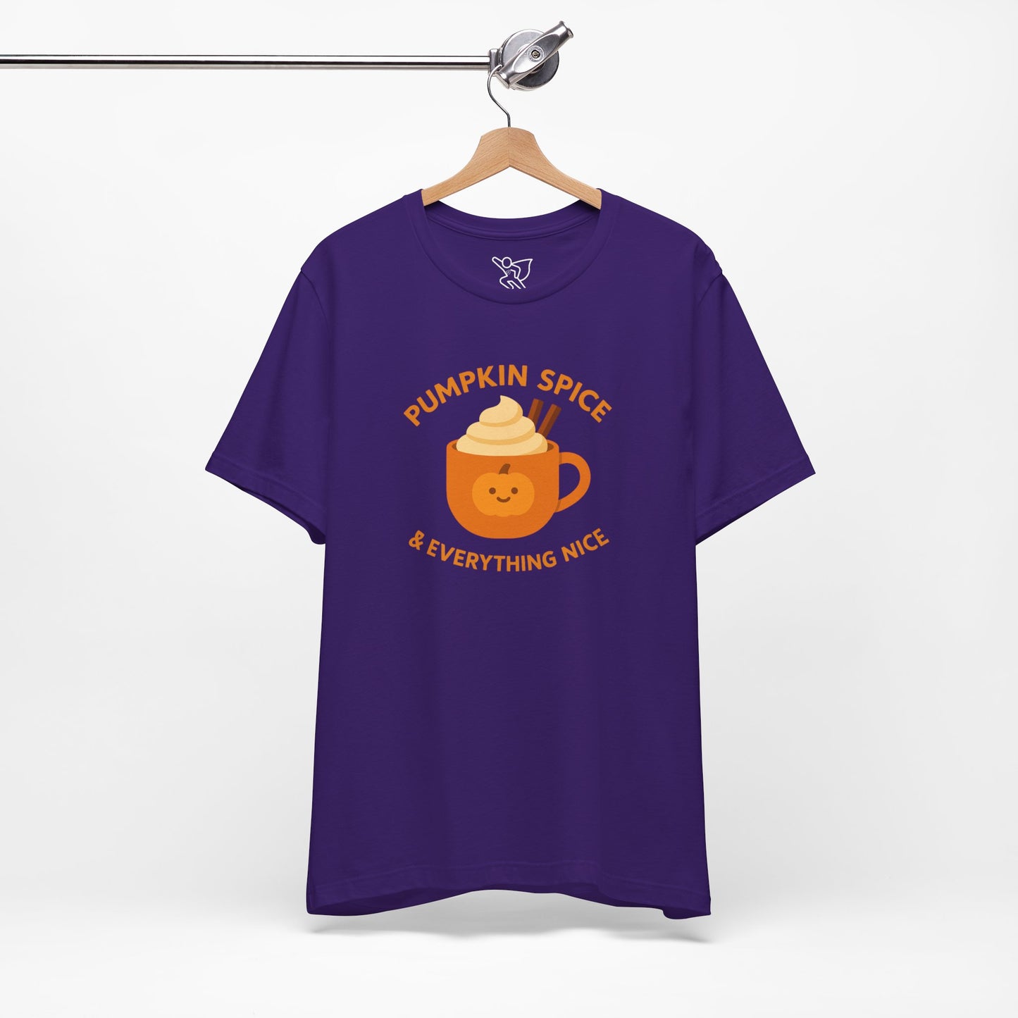 "Pumpkin Spice & Everything Nice" Fall T-Shirt, Autumn Fashion, Cozy Casual Wear, Pumpkin Lovers Gift, Seasonal Apparel