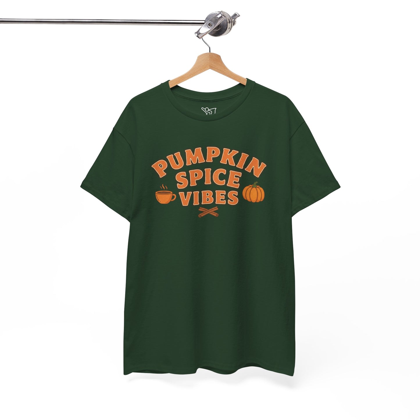 "Pumpkin Spice Vibes" Unisex Autumn T-Shirt for Fall, Cozy Apparel, Pumpkin Lover Gift, Halloween Party Wear