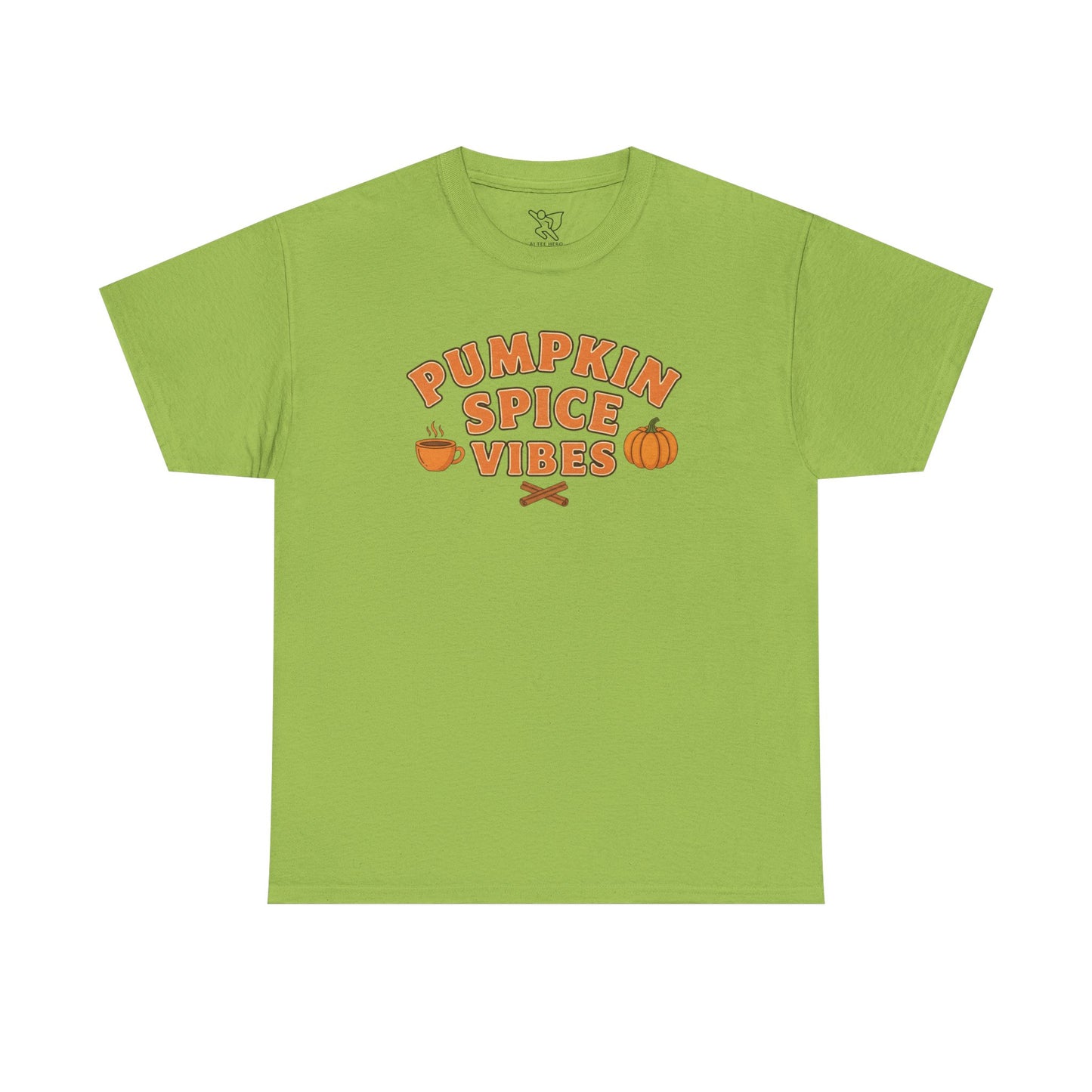 "Pumpkin Spice Vibes" Unisex Autumn T-Shirt for Fall, Cozy Apparel, Pumpkin Lover Gift, Halloween Party Wear