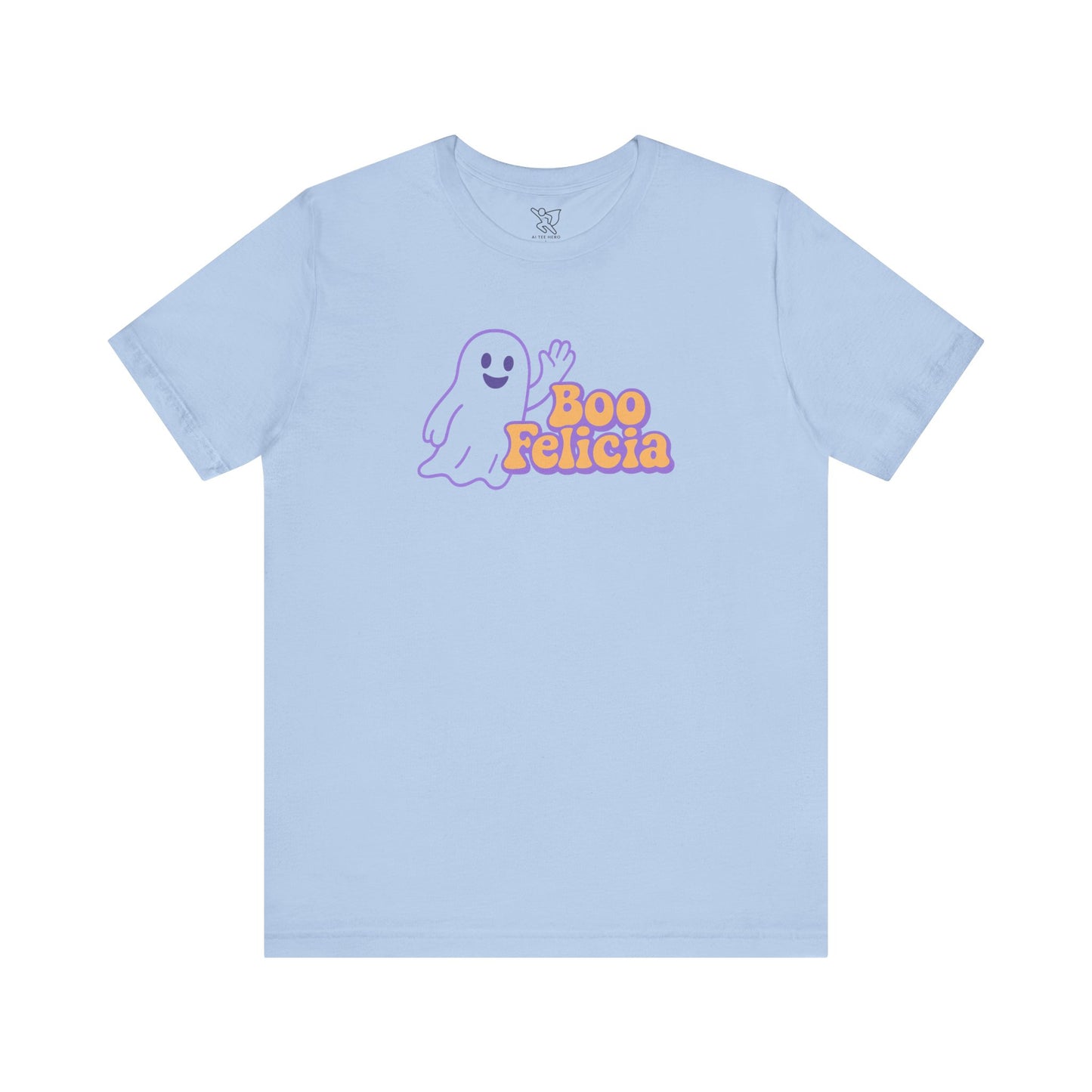"Boo Felicia Ghost" Unisex Halloween T-Shirt, Spooky Apparel, Fun Gift, Casual Wear, Holiday Shirt