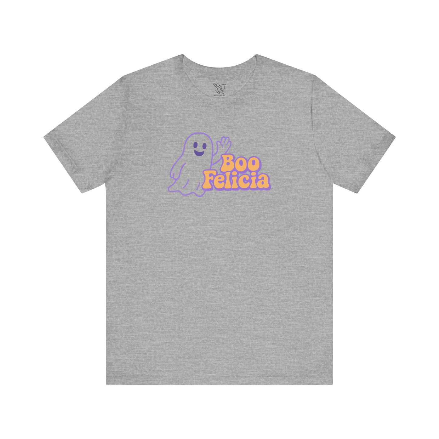 "Boo Felicia Ghost" Unisex Halloween T-Shirt, Spooky Apparel, Fun Gift, Casual Wear, Holiday Shirt