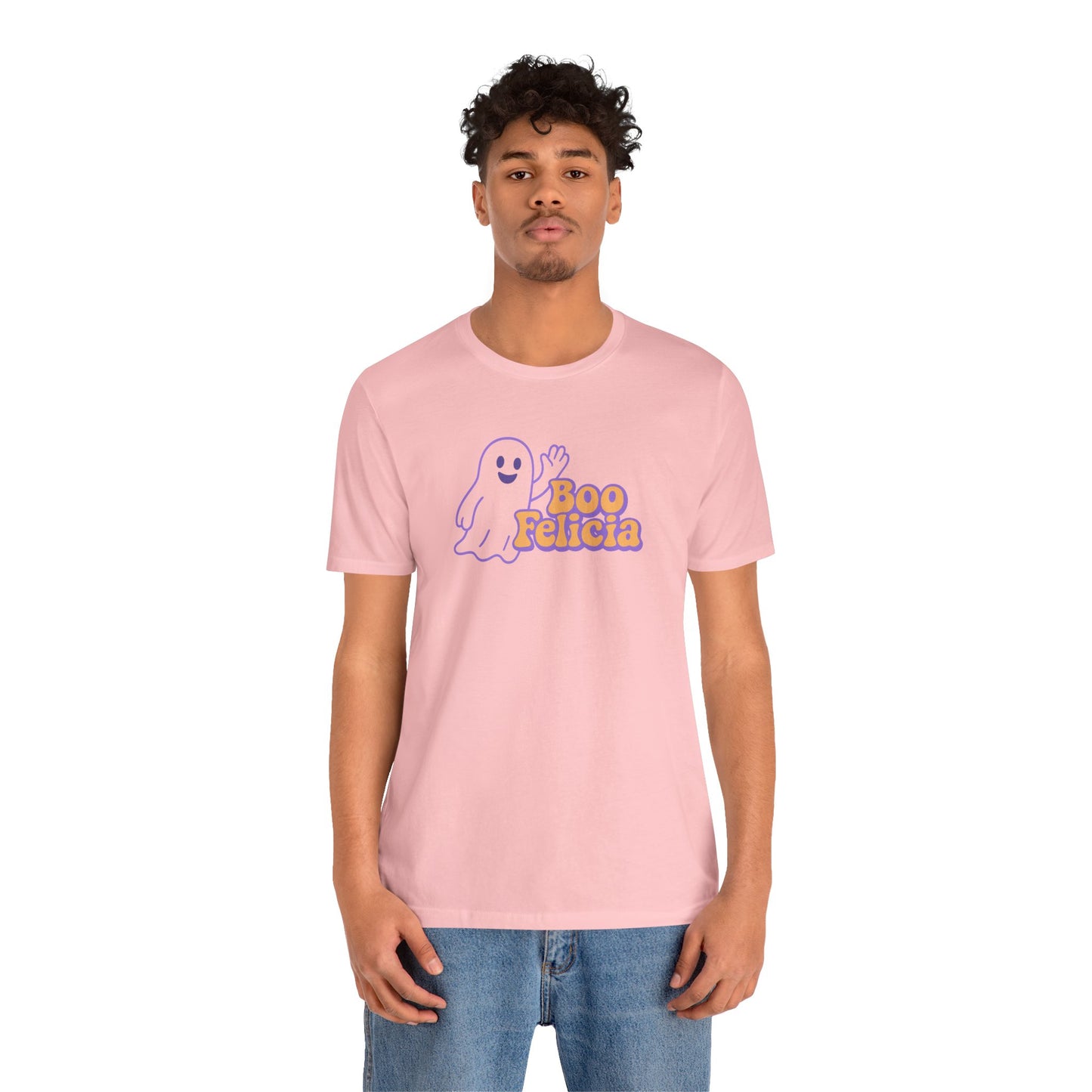 "Boo Felicia Ghost" Unisex Halloween T-Shirt, Spooky Apparel, Fun Gift, Casual Wear, Holiday Shirt
