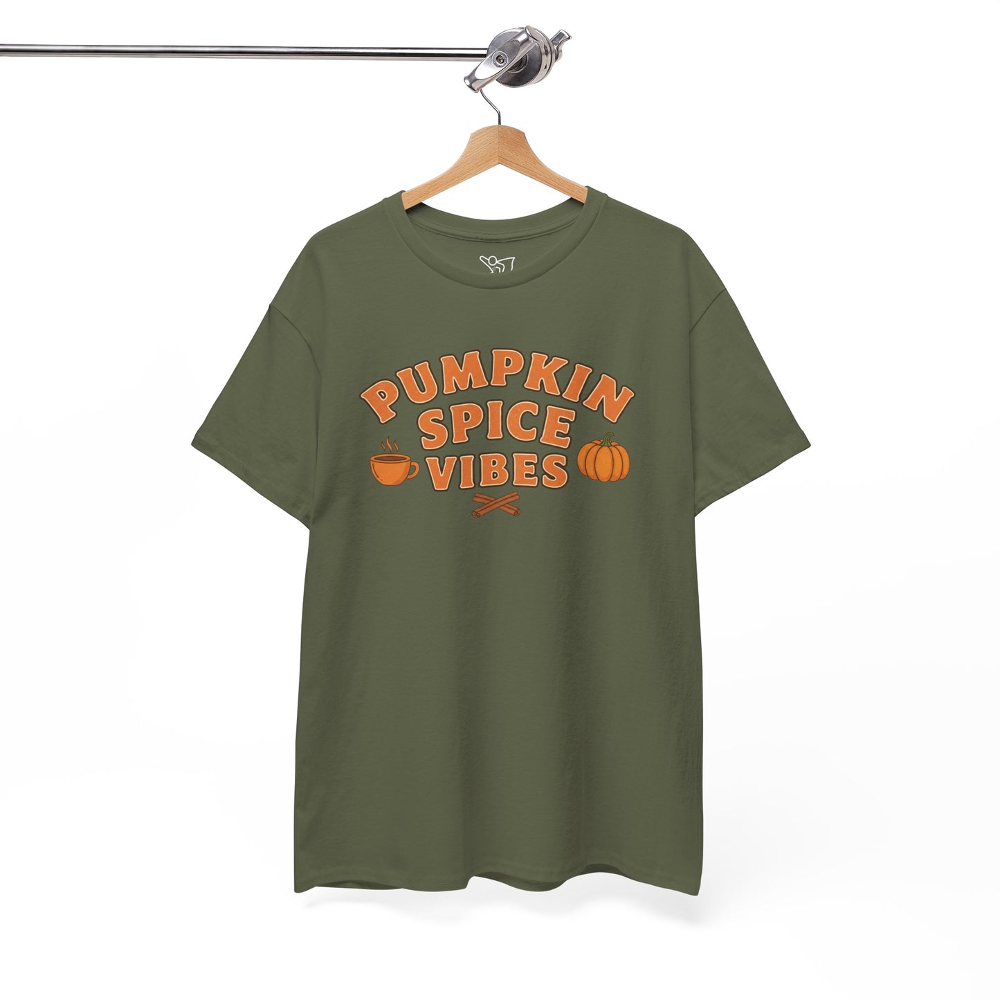 "Pumpkin Spice Vibes" Unisex Autumn T-Shirt for Fall, Cozy Apparel, Pumpkin Lover Gift, Halloween Party Wear