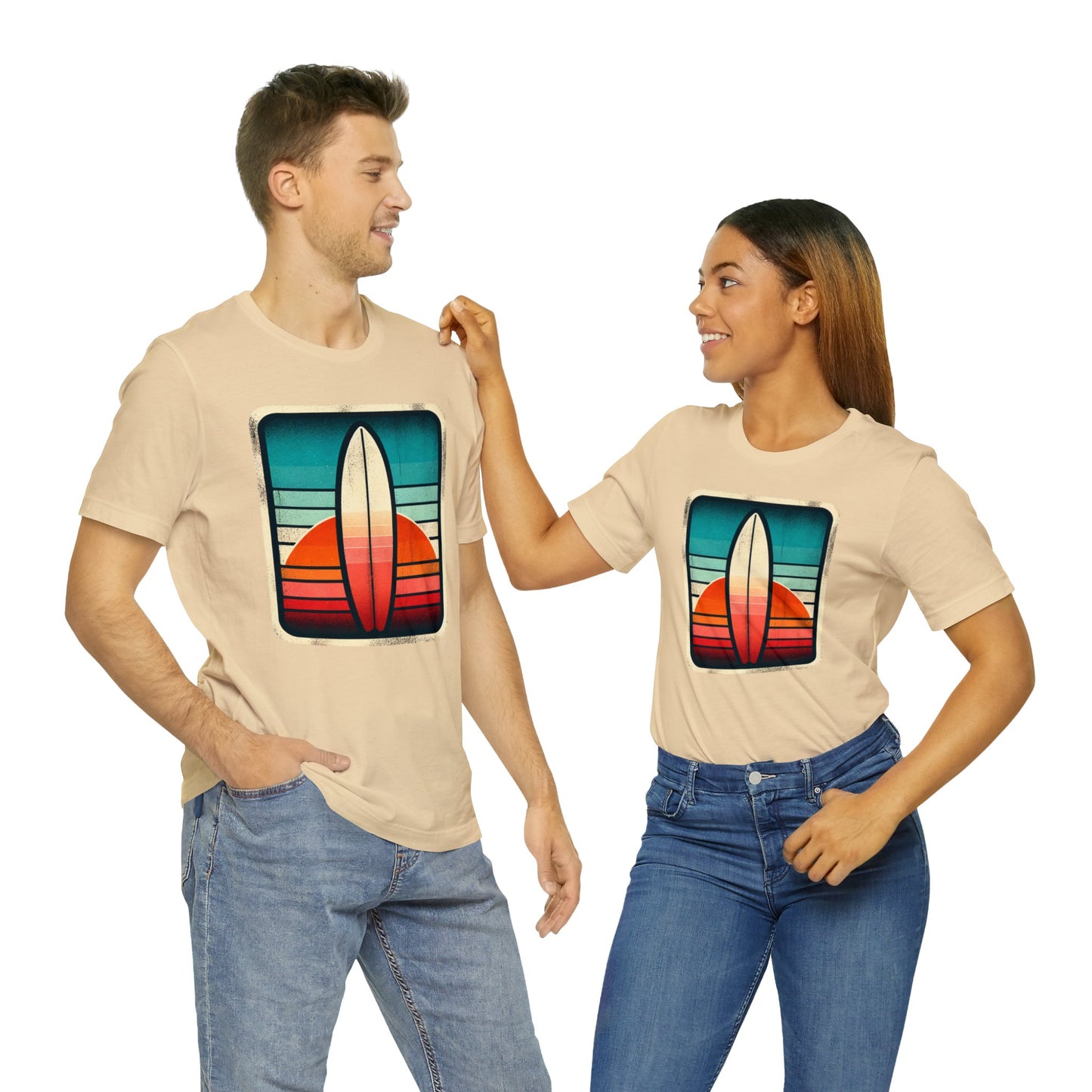 Sunset Swell Serenity - Tee - AI Tee Hero