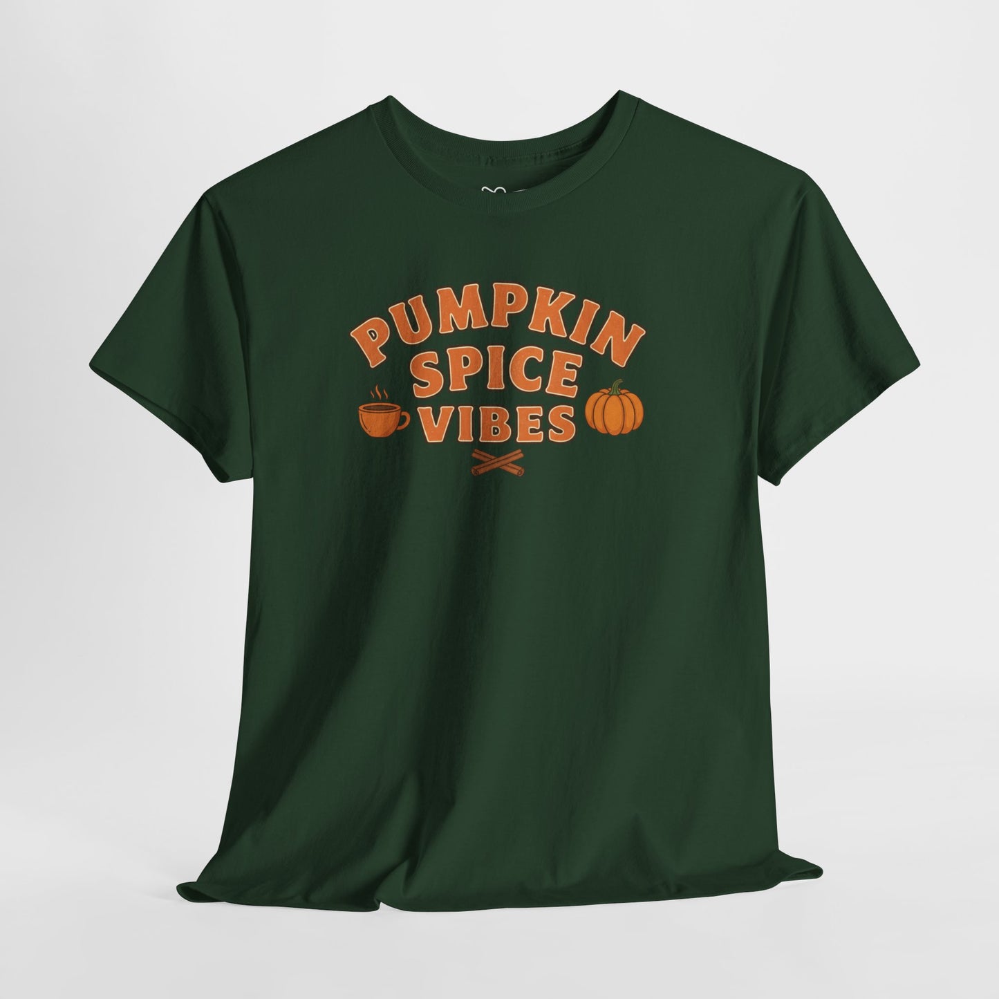 "Pumpkin Spice Vibes" Unisex Autumn T-Shirt for Fall, Cozy Apparel, Pumpkin Lover Gift, Halloween Party Wear