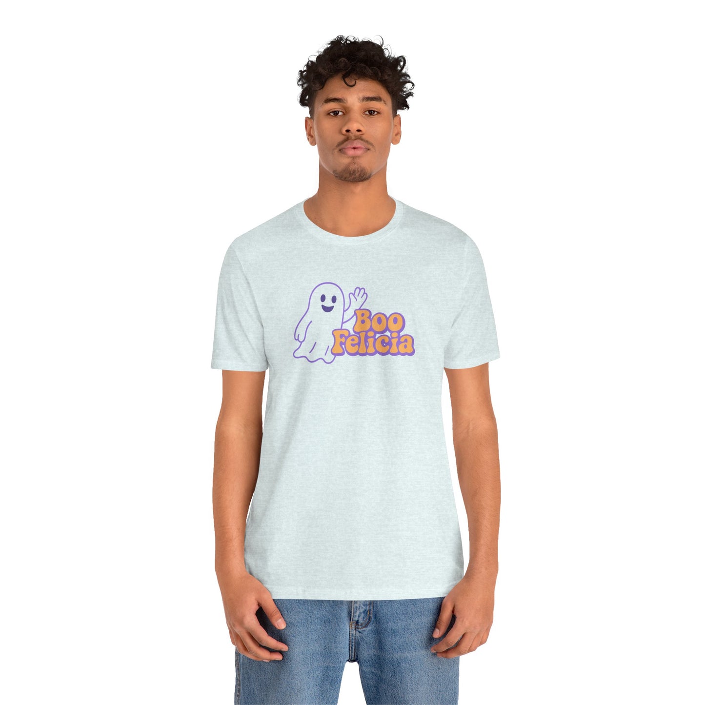 "Boo Felicia Ghost" Unisex Halloween T-Shirt, Spooky Apparel, Fun Gift, Casual Wear, Holiday Shirt