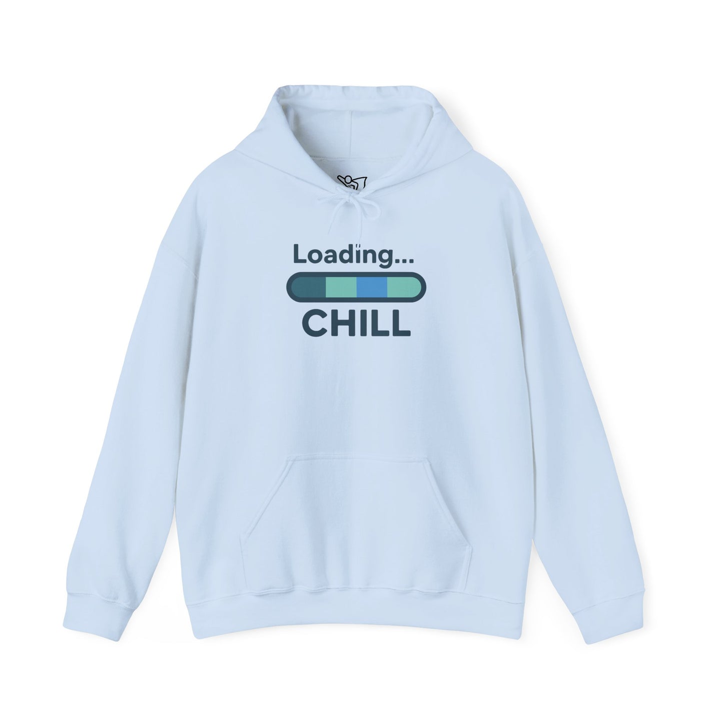"Loading Chill" Unisex Hoodie, Cozy Sweatshirt for Relaxation, Perfect for Gifts, Chill Vibes, Casual Wear