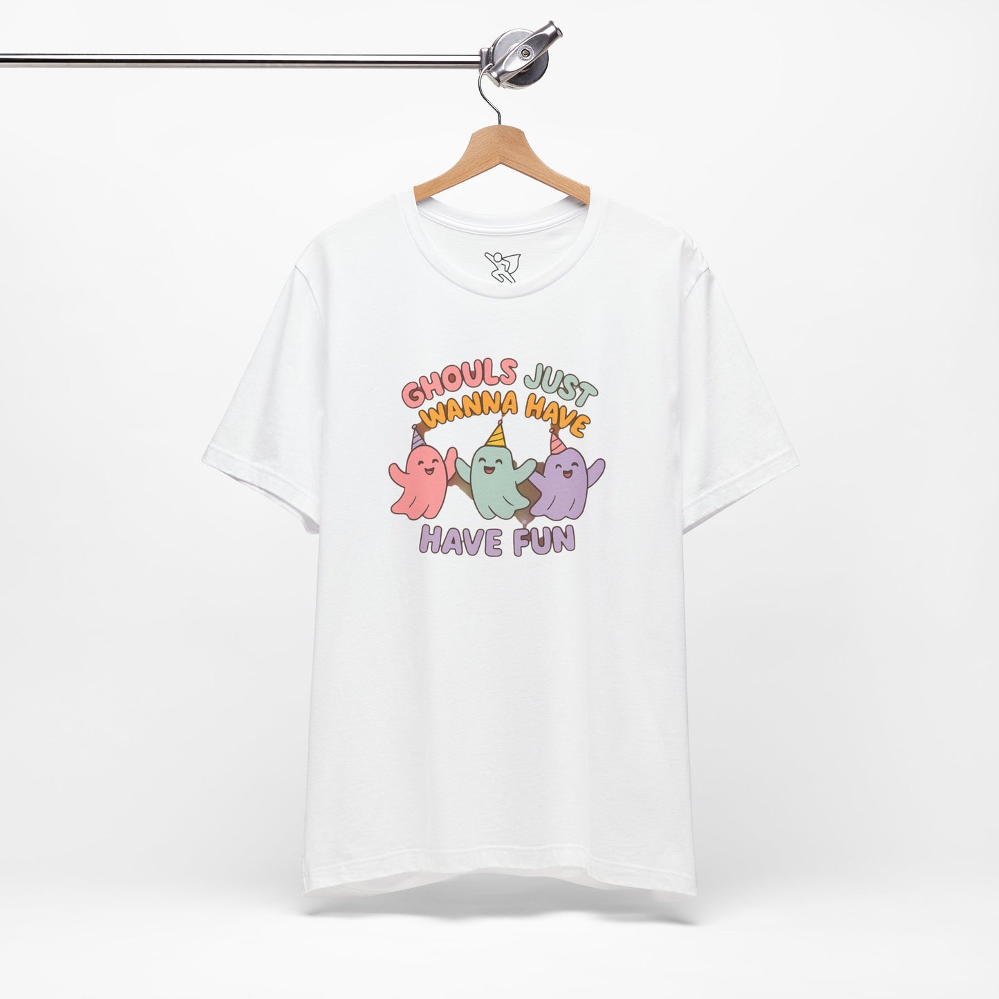 "Ghouls Just Wanna Have Fun" T-Shirt for Halloween, Unisex Graphic Shirt, Cute Ghosts Tee, Casual Wear, Gift for Friends