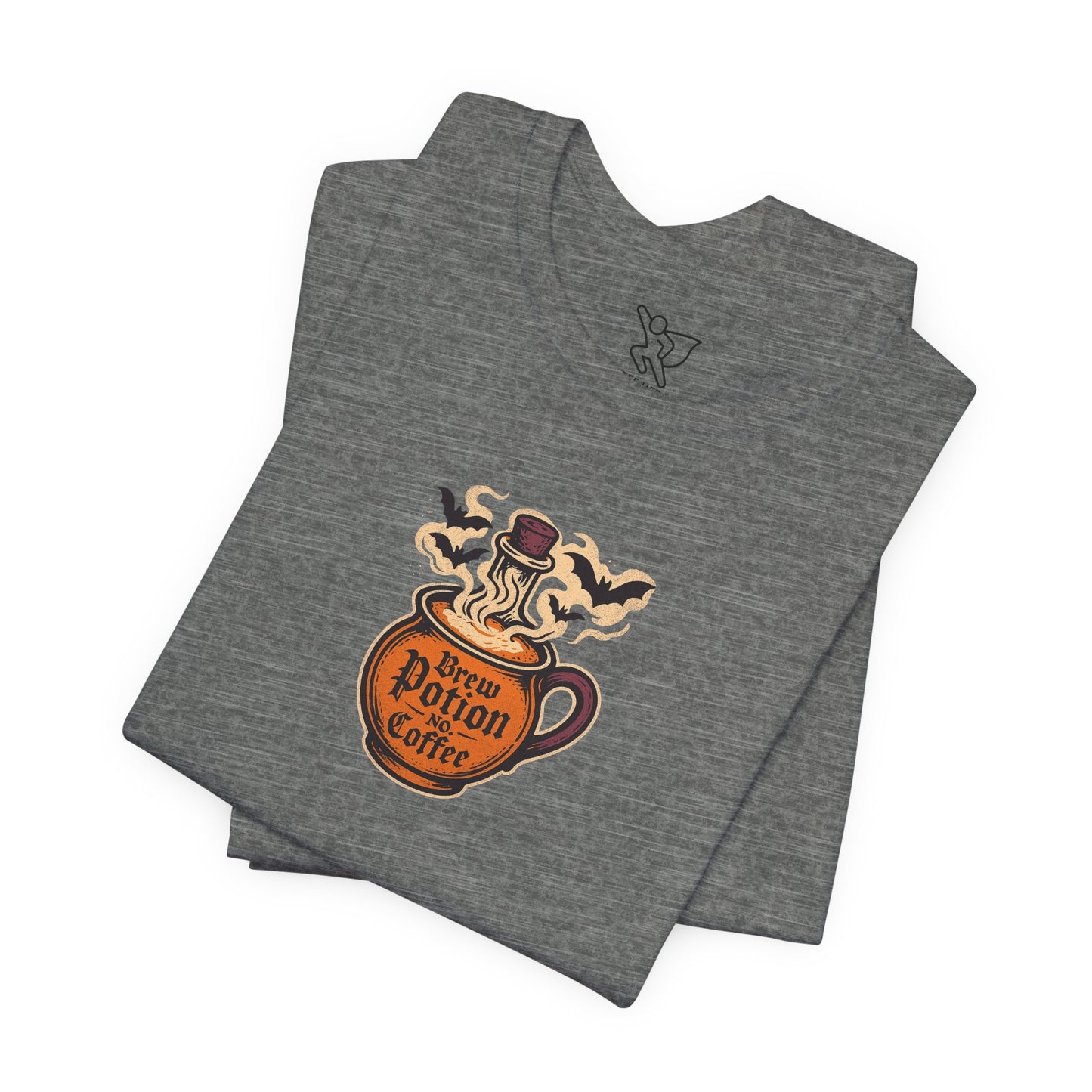 "Coffee Potion" Unisex Tee, Casual Wear, Gift for Coffee Lovers, Magical T-Shirt, Witchy Apparel, Coffee Enthusiast Presents