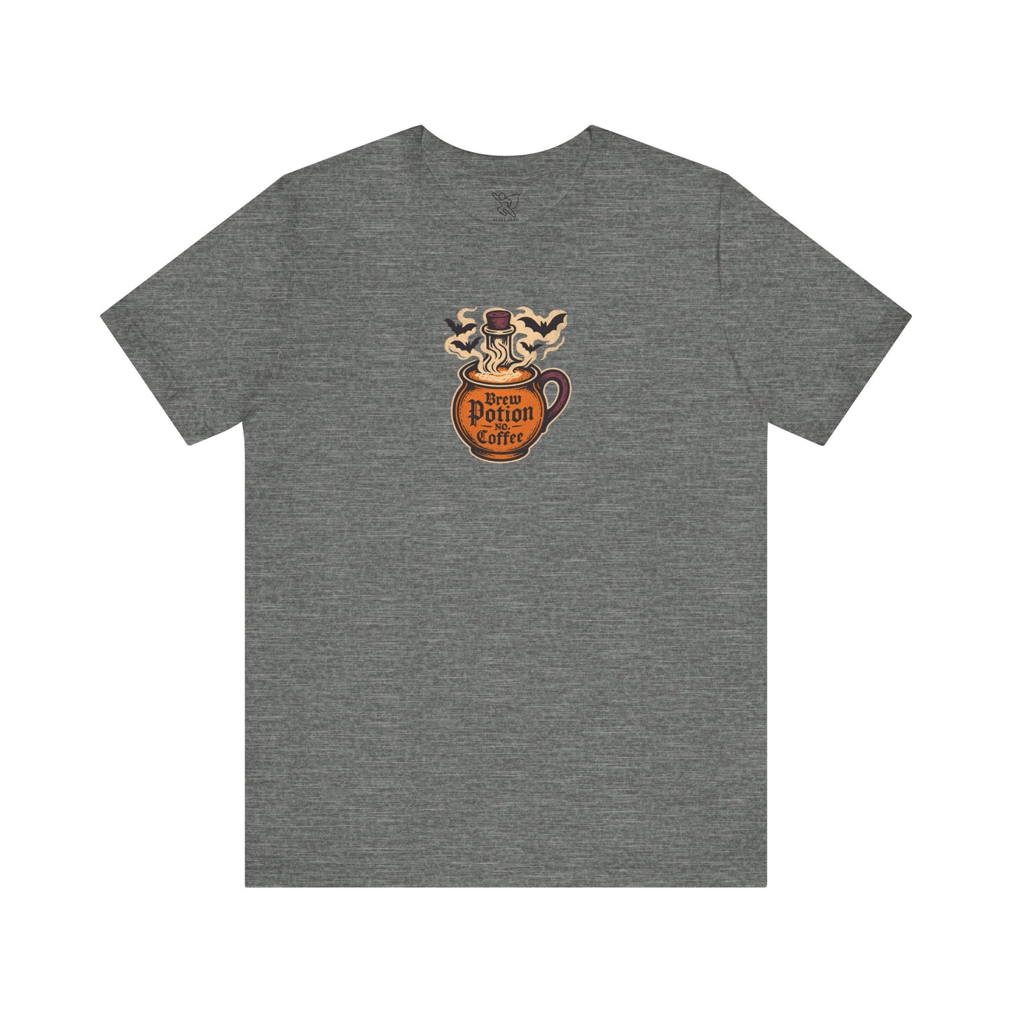 "Coffee Potion" Unisex Tee, Casual Wear, Gift for Coffee Lovers, Magical T-Shirt, Witchy Apparel, Coffee Enthusiast Presents