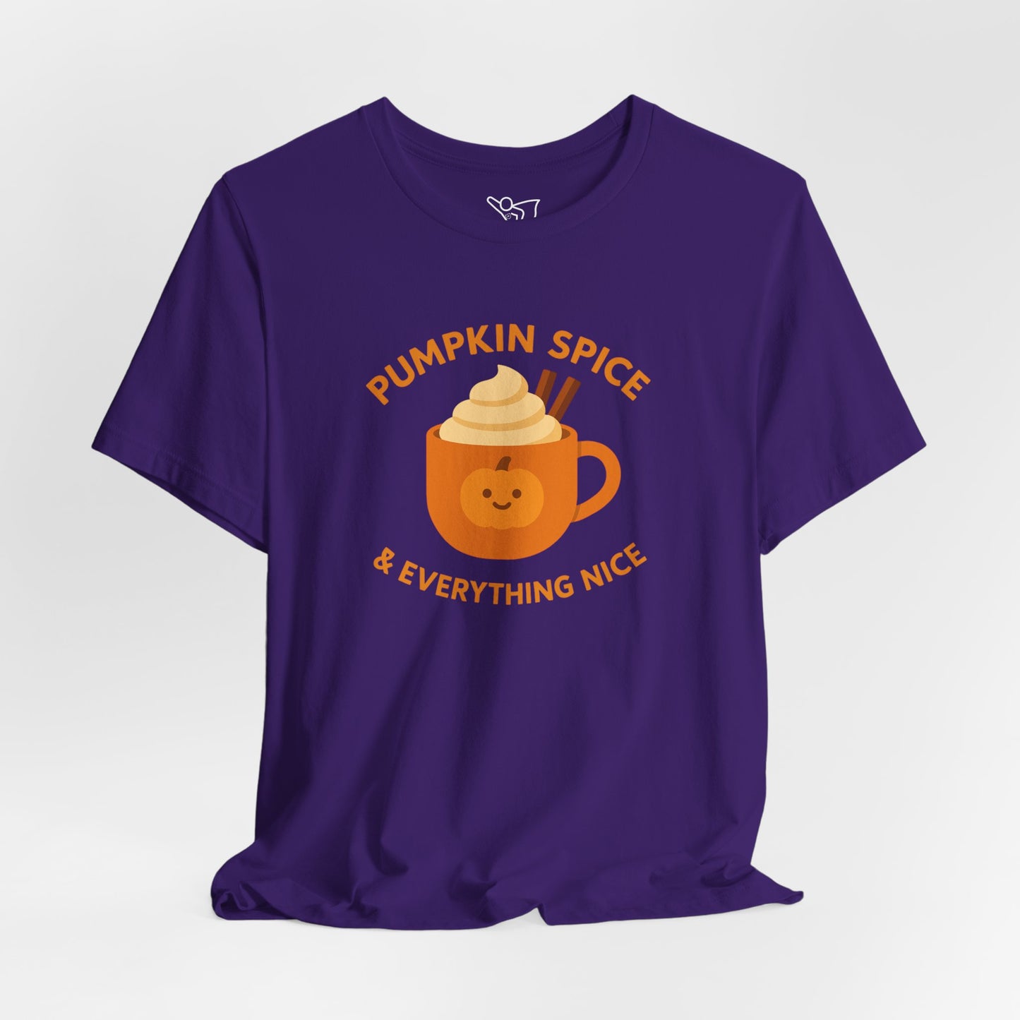 "Pumpkin Spice & Everything Nice" Fall T-Shirt, Autumn Fashion, Cozy Casual Wear, Pumpkin Lovers Gift, Seasonal Apparel
