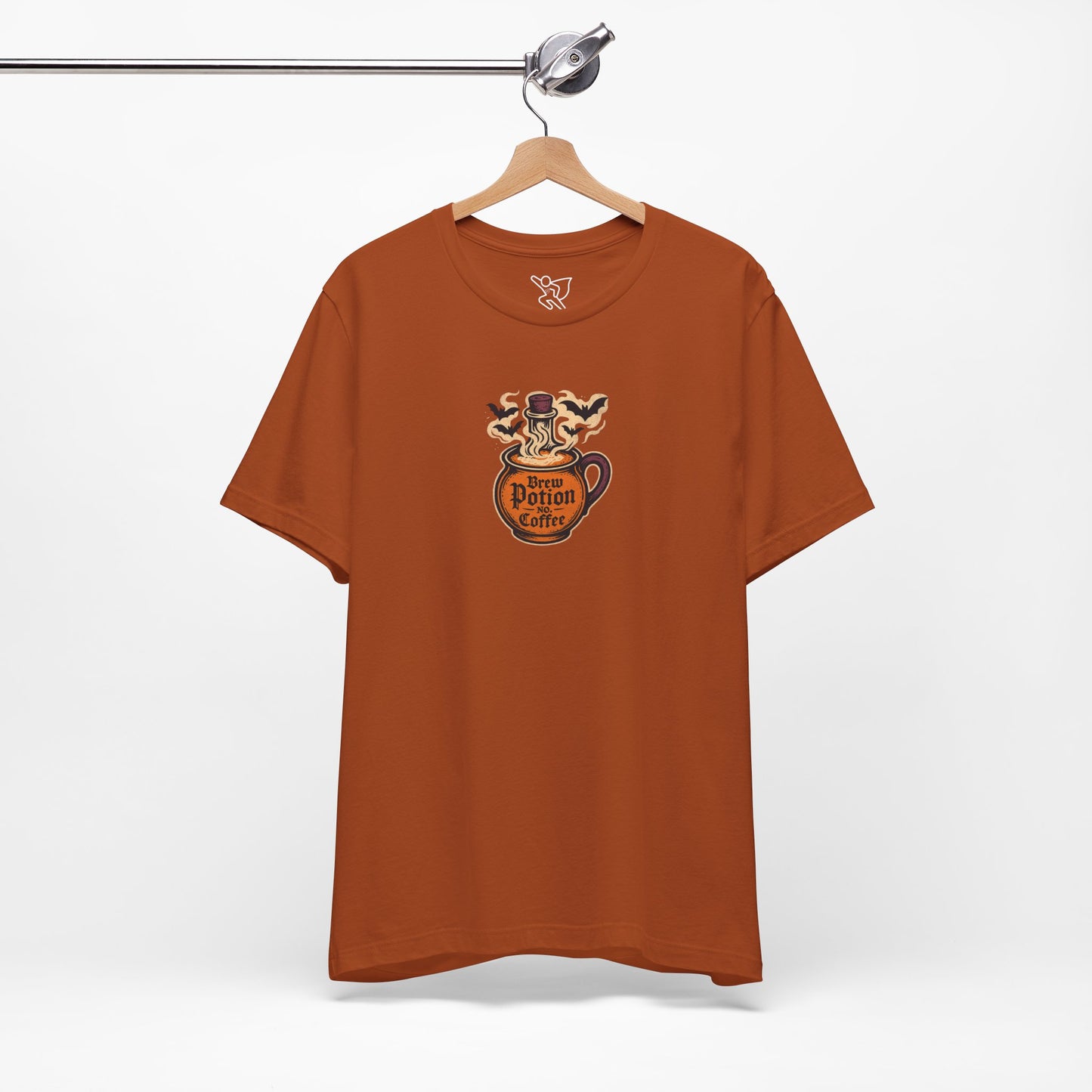 "Coffee Potion" Unisex Tee, Casual Wear, Gift for Coffee Lovers, Magical T-Shirt, Witchy Apparel, Coffee Enthusiast Presents