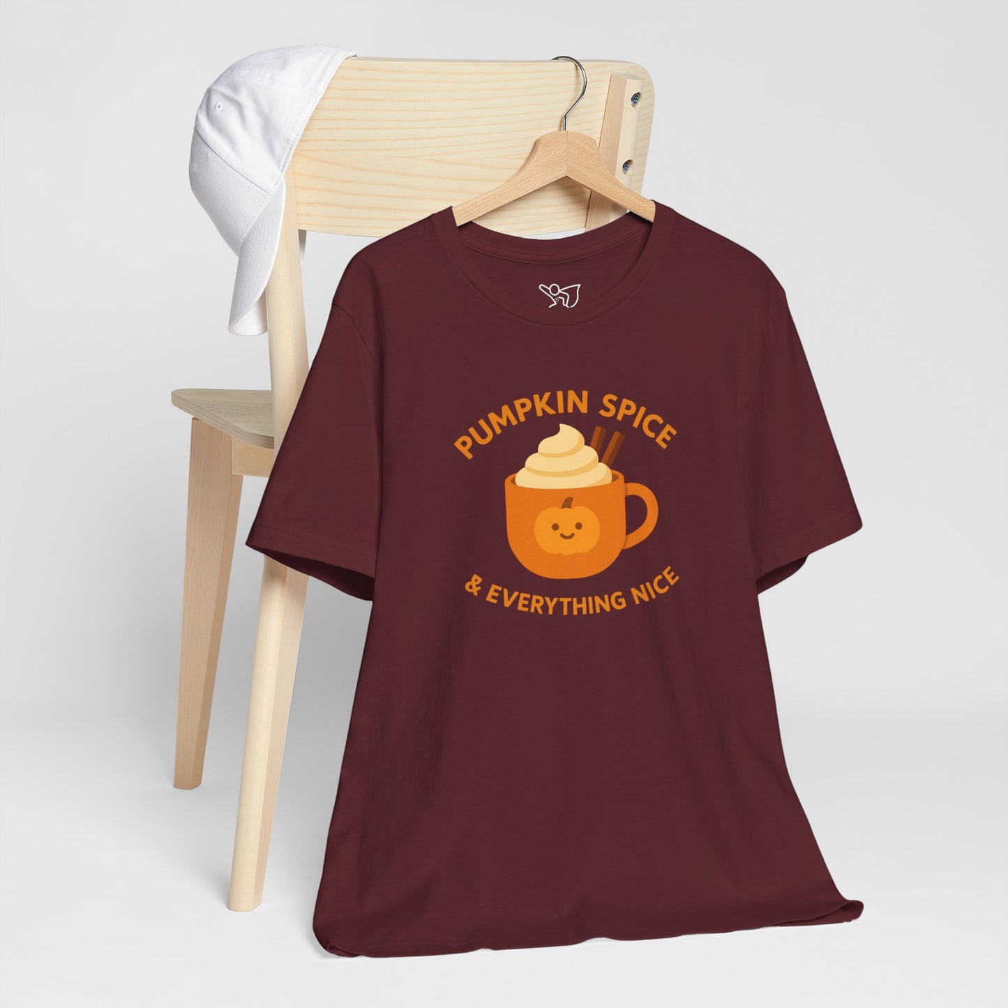 "Pumpkin Spice & Everything Nice" Fall T-Shirt, Autumn Fashion, Cozy Casual Wear, Pumpkin Lovers Gift, Seasonal Apparel