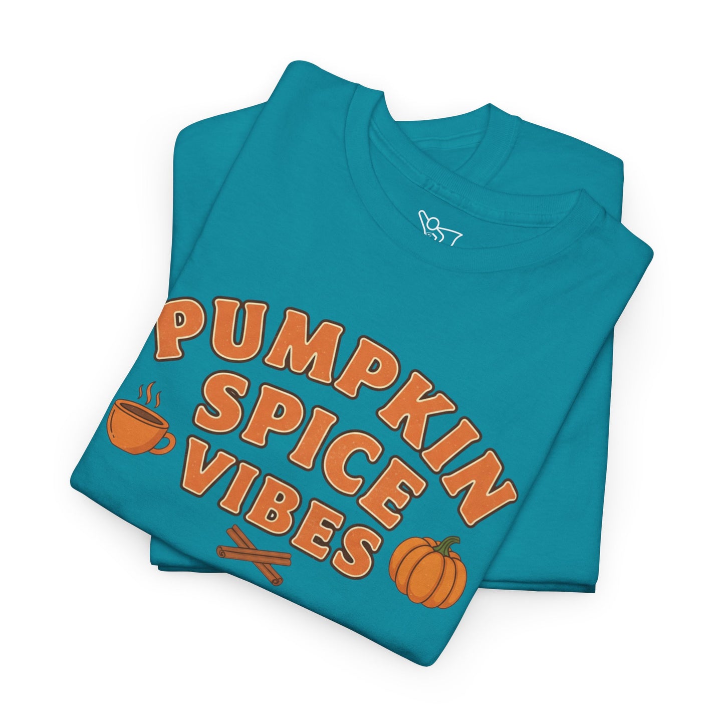"Pumpkin Spice Vibes" Unisex Autumn T-Shirt for Fall, Cozy Apparel, Pumpkin Lover Gift, Halloween Party Wear