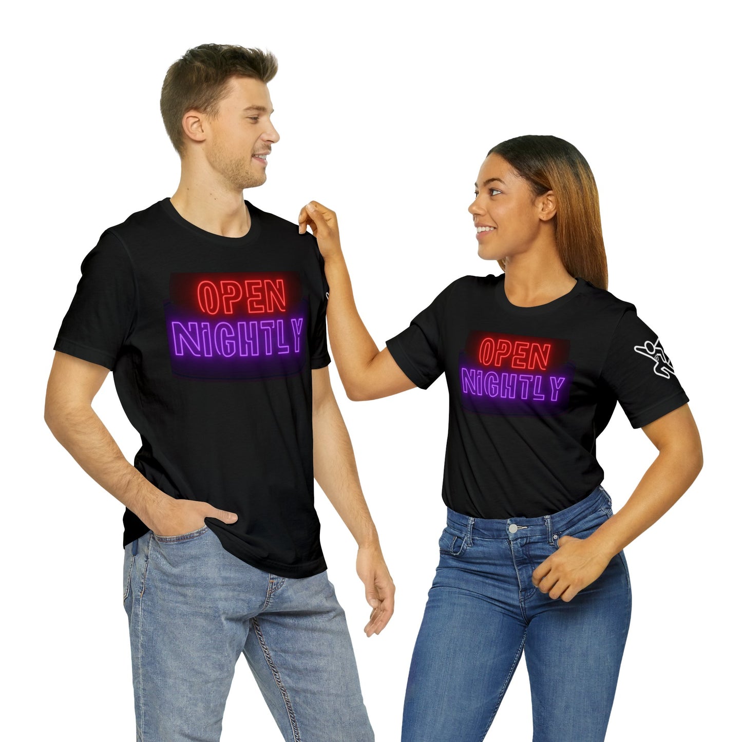 Neon Nightly Unisex Jersey Short Sleeve Graphic Tee