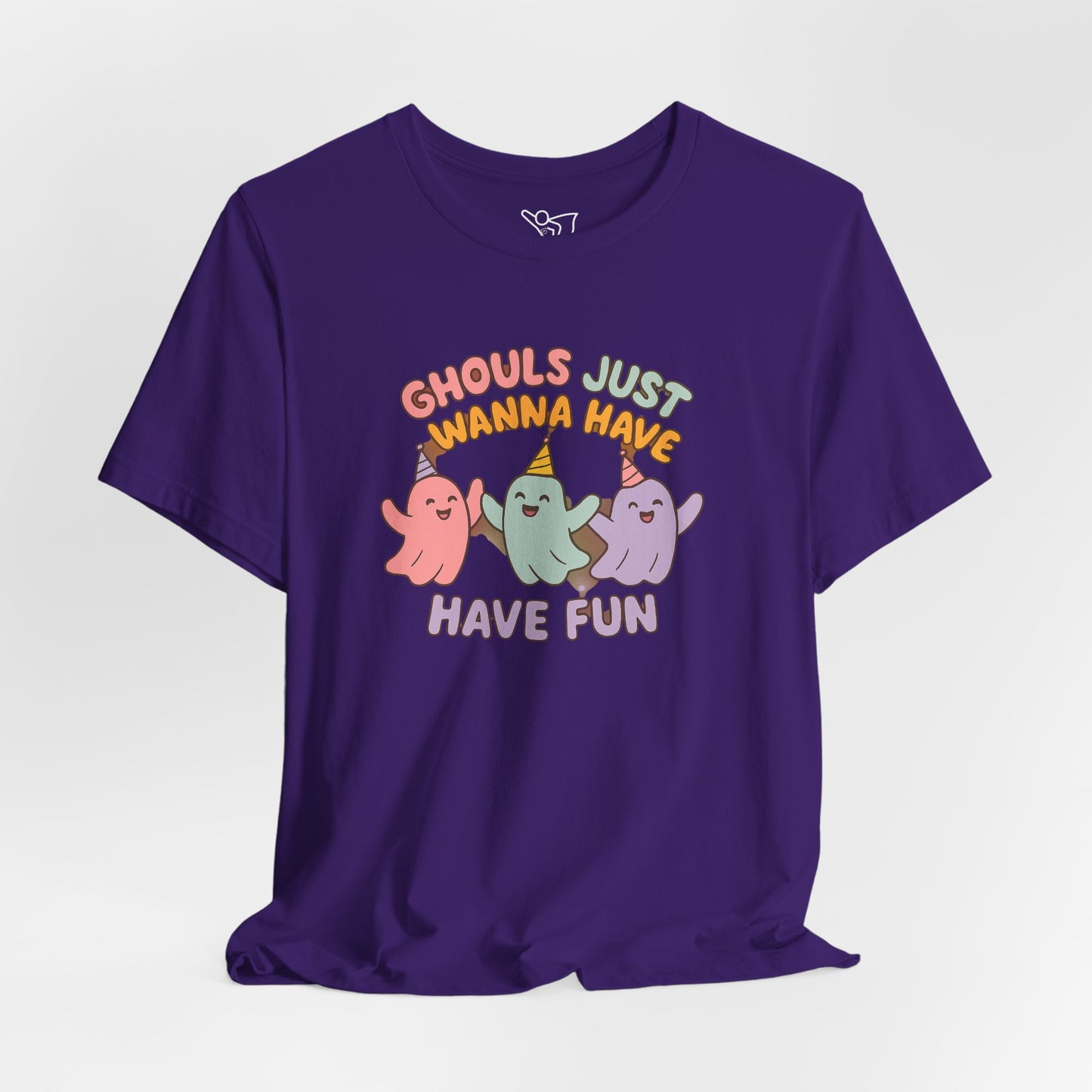 "Ghouls Just Wanna Have Fun" T-Shirt for Halloween, Unisex Graphic Shirt, Cute Ghosts Tee, Casual Wear, Gift for Friends