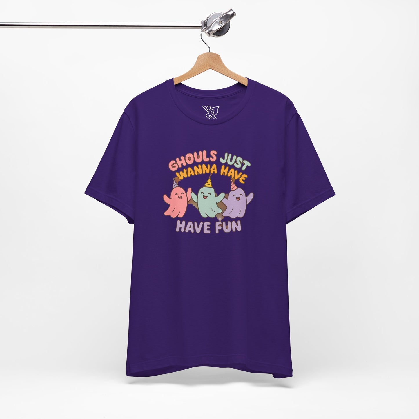 "Ghouls Just Wanna Have Fun" T-Shirt for Halloween, Unisex Graphic Shirt, Cute Ghosts Tee, Casual Wear, Gift for Friends
