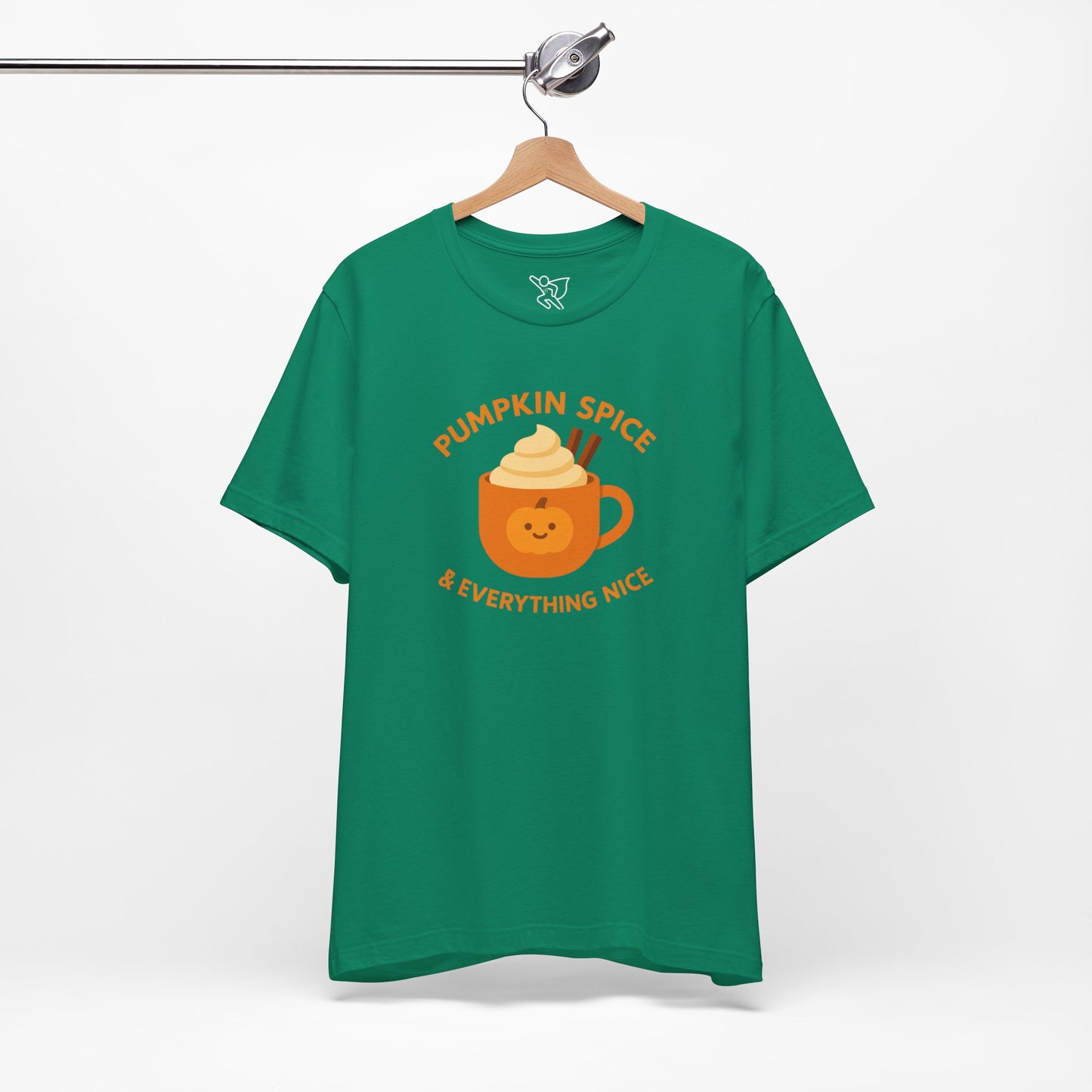 "Pumpkin Spice & Everything Nice" Fall T-Shirt, Autumn Fashion, Cozy Casual Wear, Pumpkin Lovers Gift, Seasonal Apparel