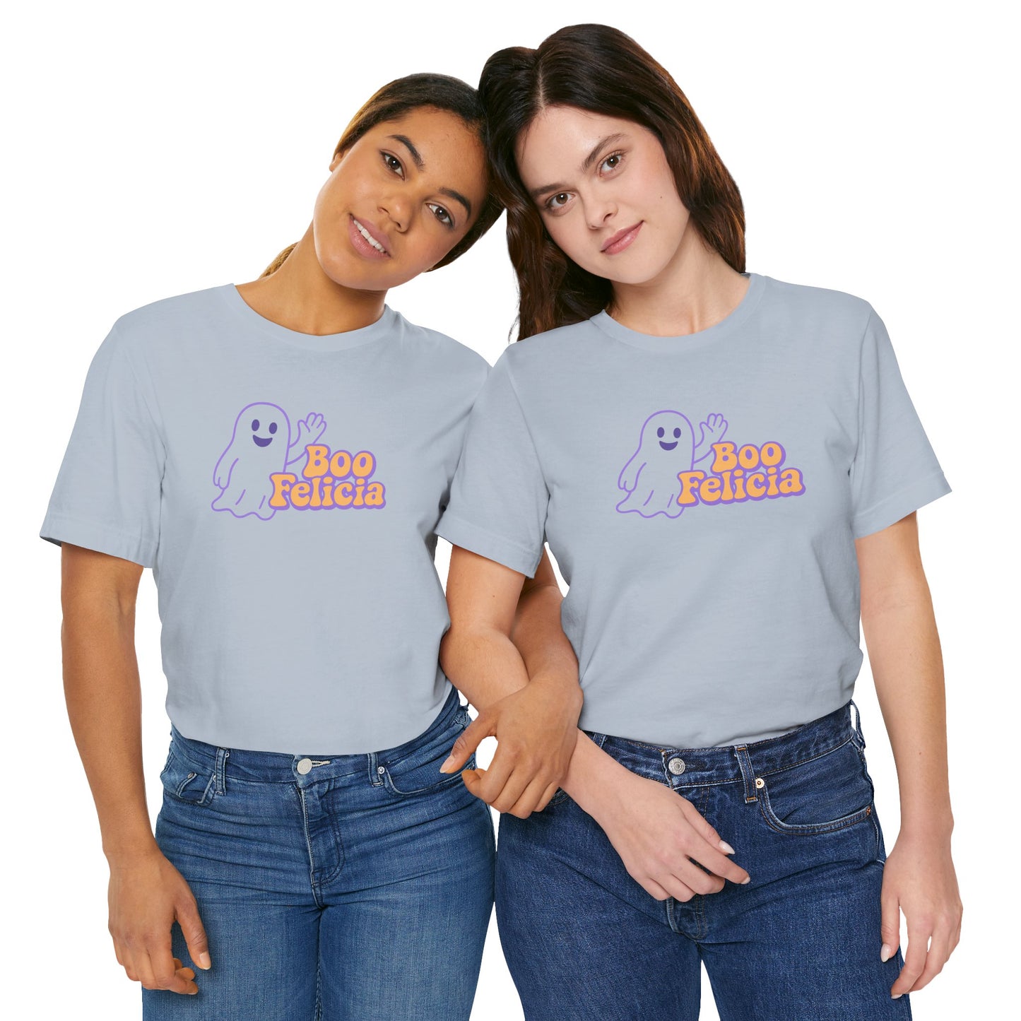 "Boo Felicia Ghost" Unisex Halloween T-Shirt, Spooky Apparel, Fun Gift, Casual Wear, Holiday Shirt
