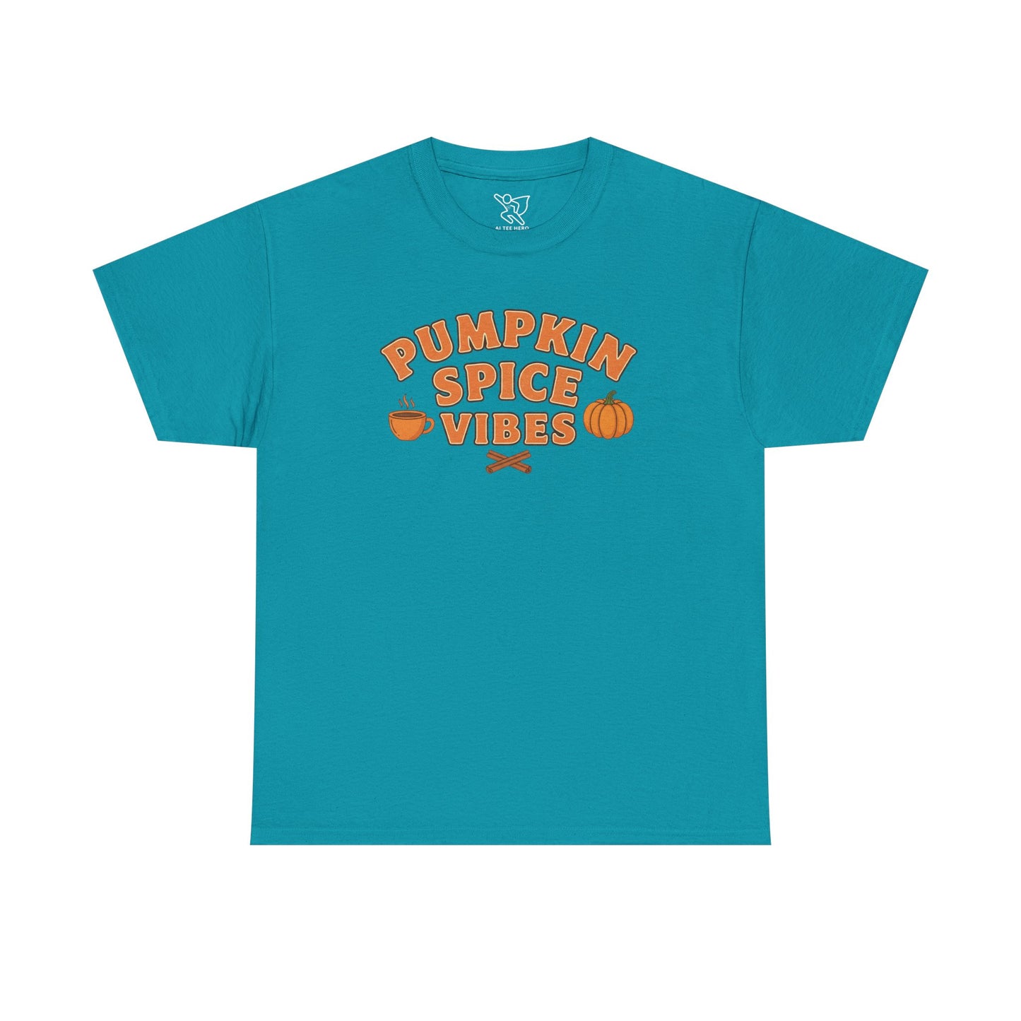"Pumpkin Spice Vibes" Unisex Autumn T-Shirt for Fall, Cozy Apparel, Pumpkin Lover Gift, Halloween Party Wear