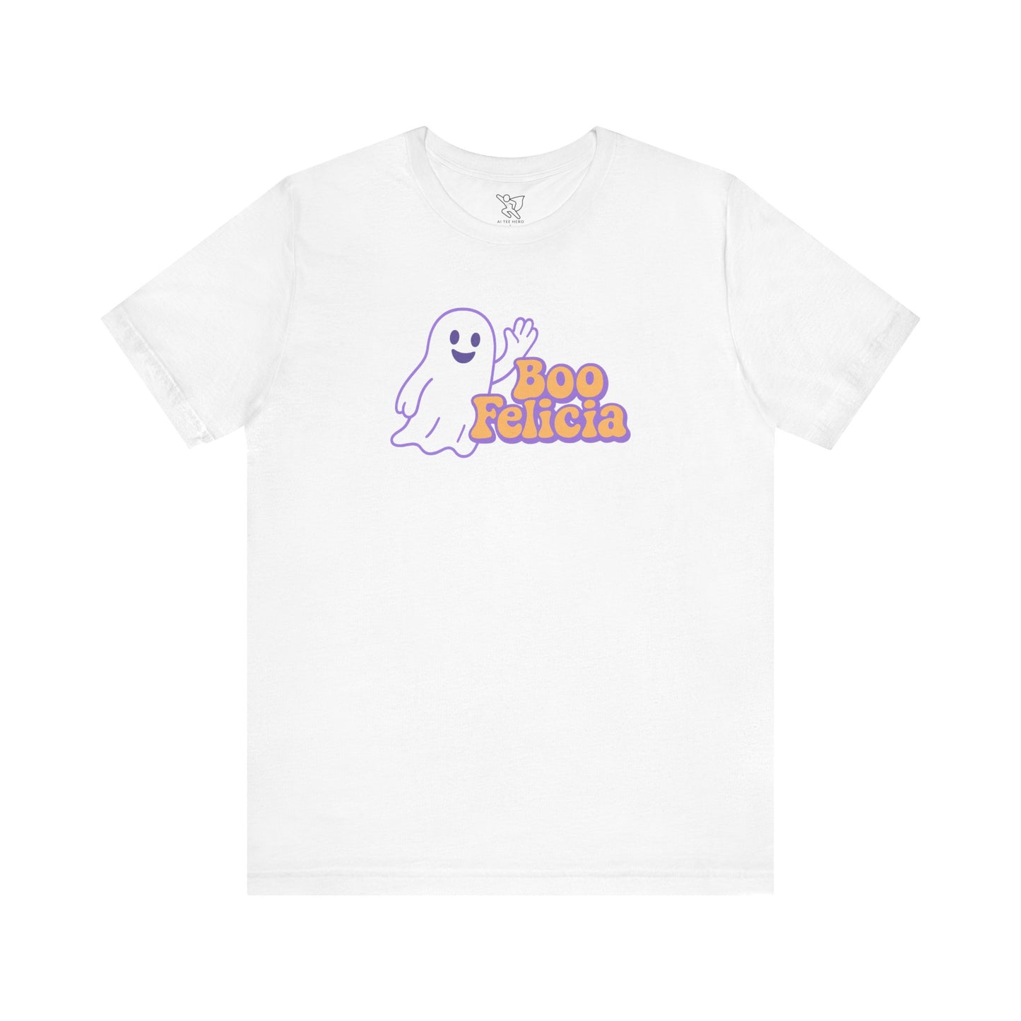 "Boo Felicia Ghost" Unisex Halloween T-Shirt, Spooky Apparel, Fun Gift, Casual Wear, Holiday Shirt