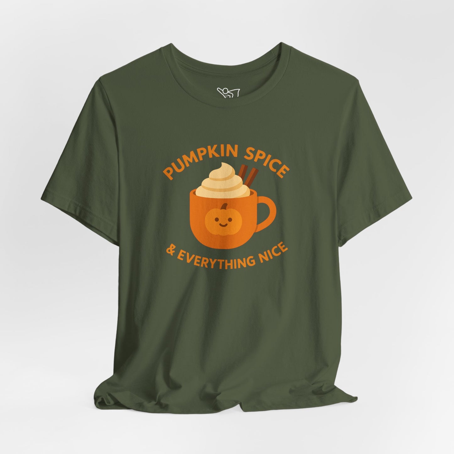 "Pumpkin Spice & Everything Nice" Fall T-Shirt, Autumn Fashion, Cozy Casual Wear, Pumpkin Lovers Gift, Seasonal Apparel