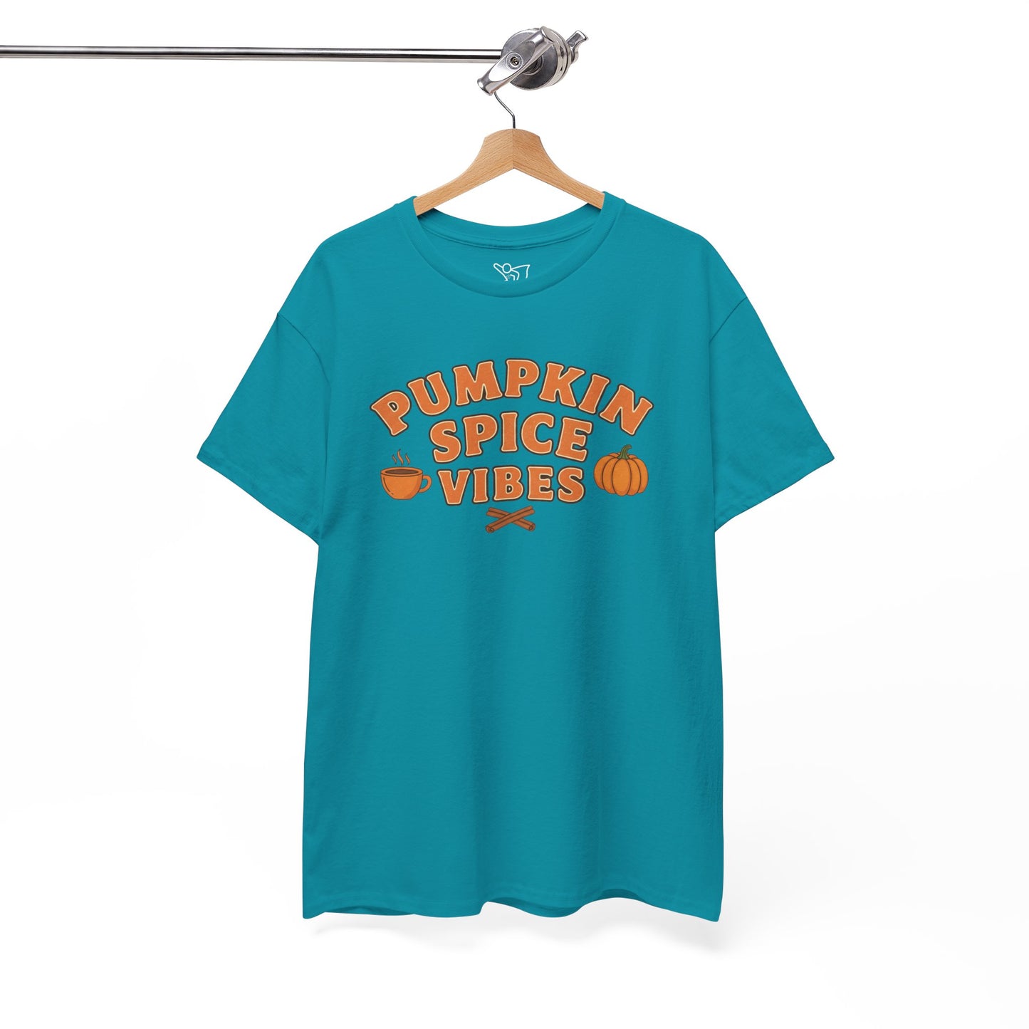"Pumpkin Spice Vibes" Unisex Autumn T-Shirt for Fall, Cozy Apparel, Pumpkin Lover Gift, Halloween Party Wear