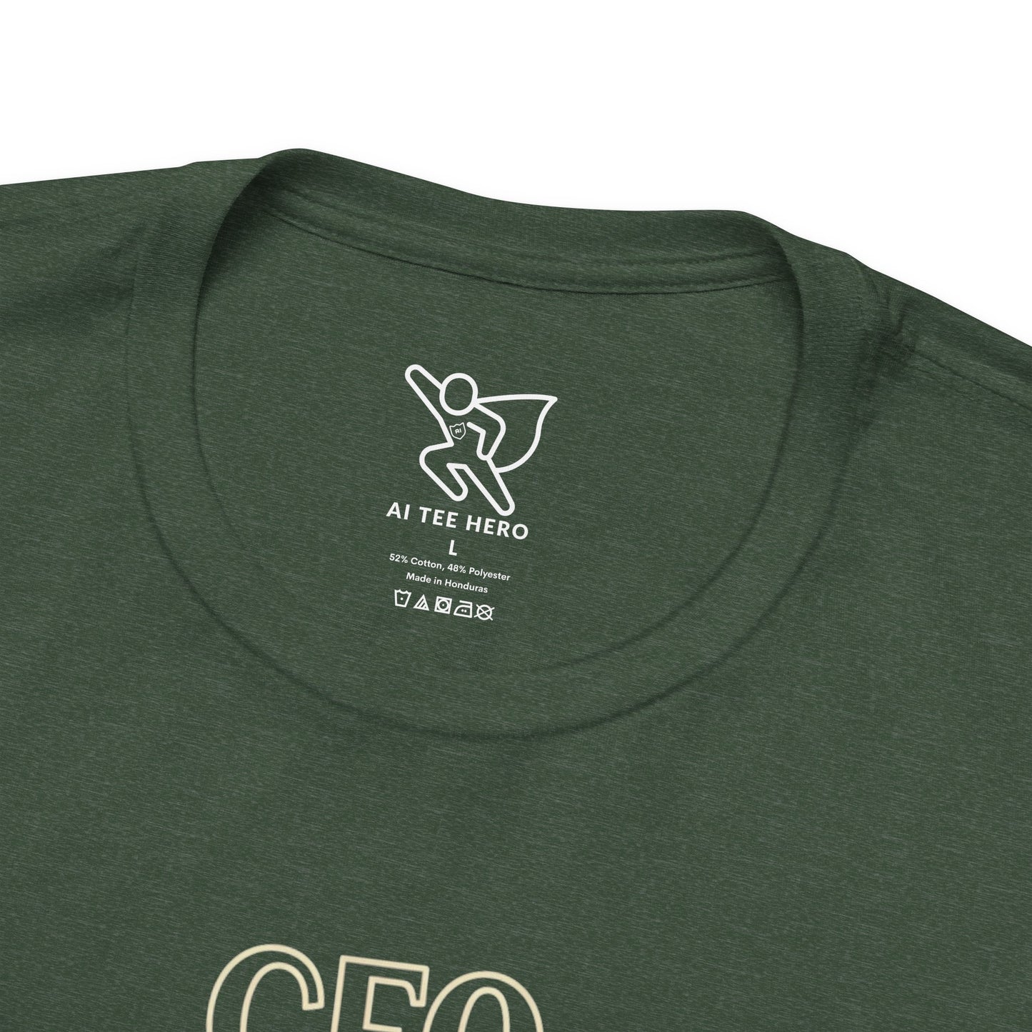 "CEO: Chief Espresso Officer" CW-1 Unisex Jersey T-Shirt for Baristas, Funny Coffee Shirt for Gifts, Perfect for Birthdays, Coffee Shop Outfits