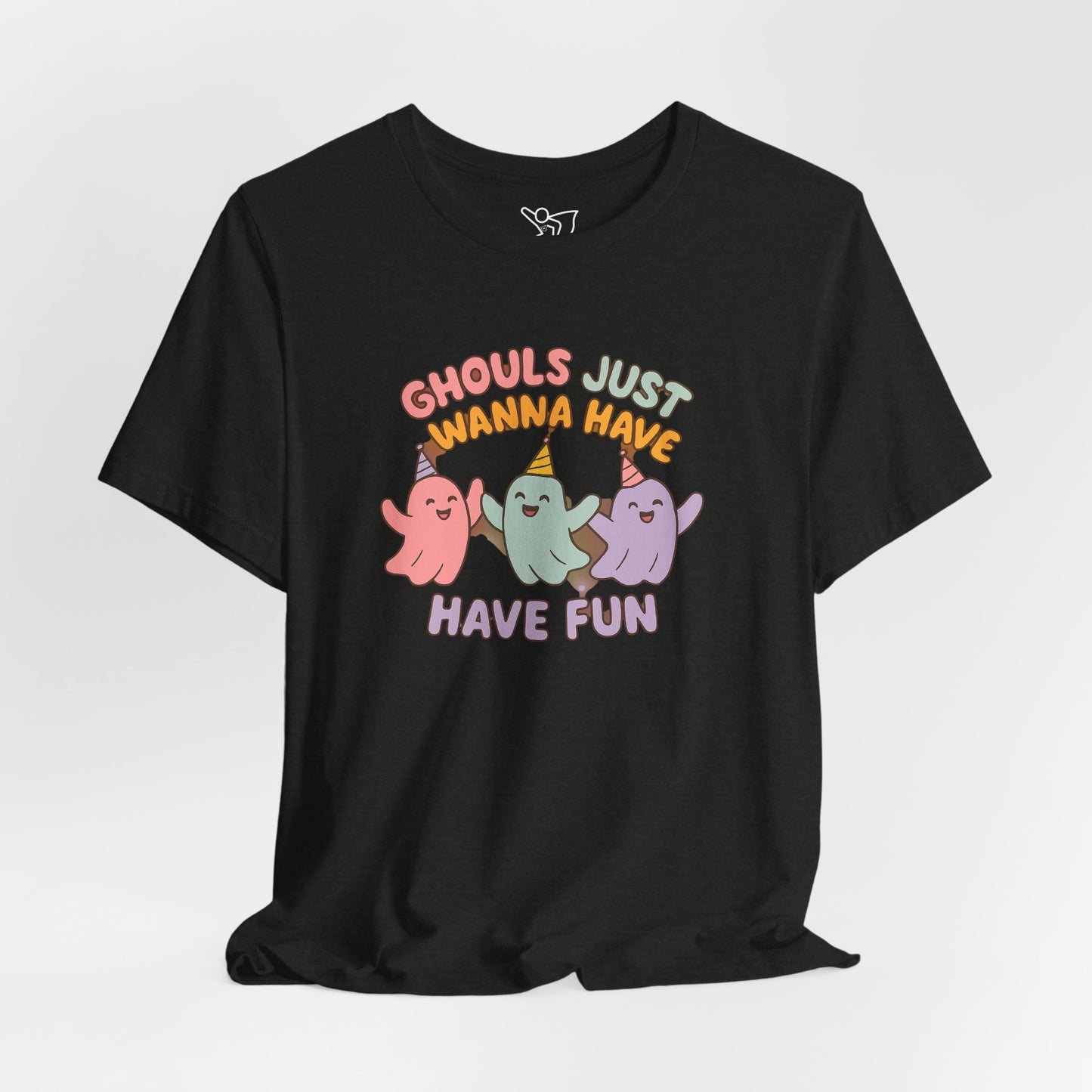 "Ghouls Just Wanna Have Fun" T-Shirt for Halloween, Unisex Graphic Shirt, Cute Ghosts Tee, Casual Wear, Gift for Friends