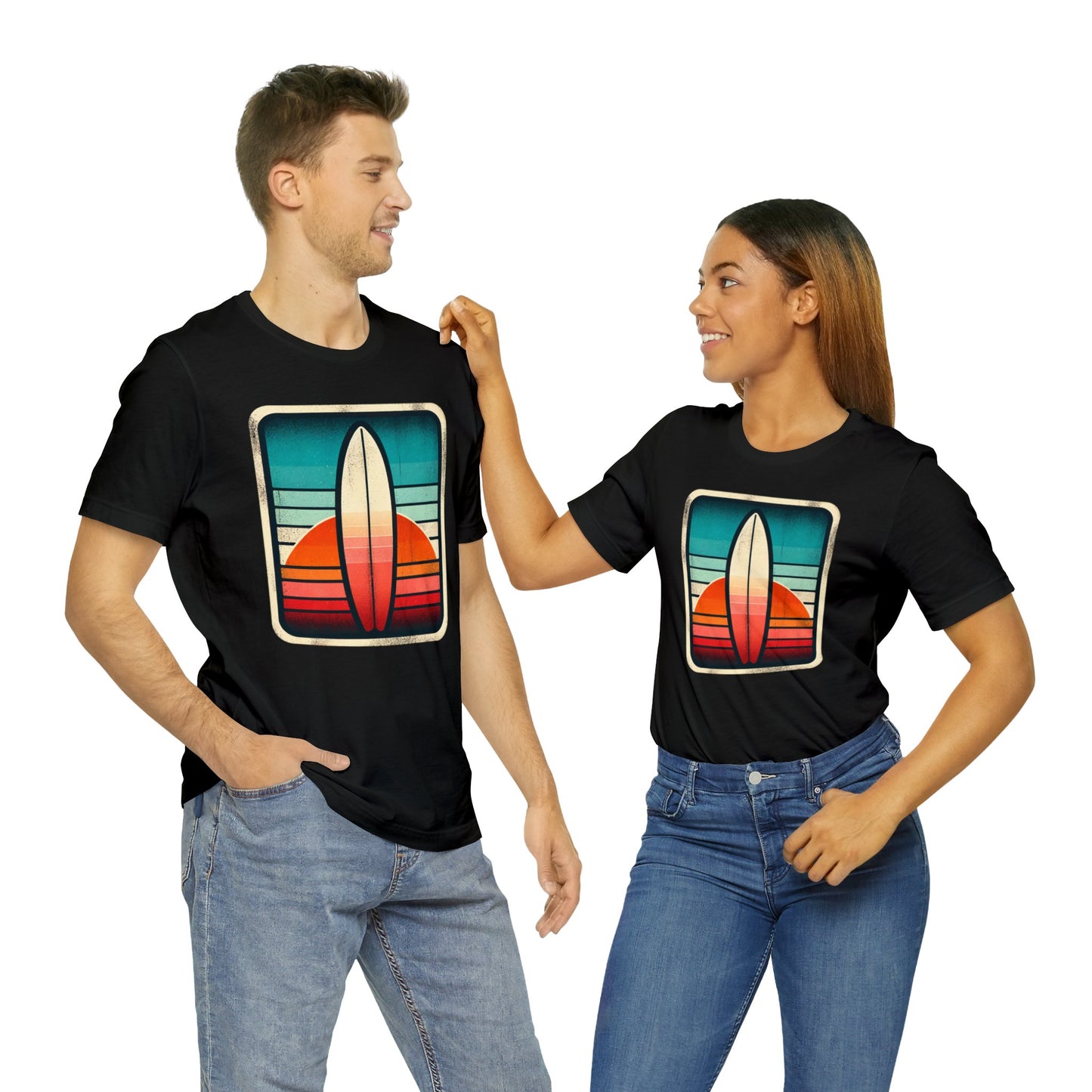 Sunset Swell Serenity - Tee - AI Tee Hero
