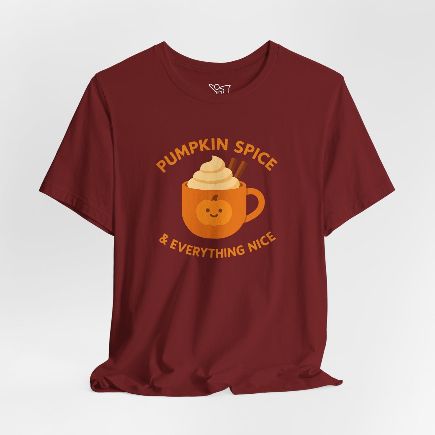 "Pumpkin Spice & Everything Nice" Fall T-Shirt, Autumn Fashion, Cozy Casual Wear, Pumpkin Lovers Gift, Seasonal Apparel