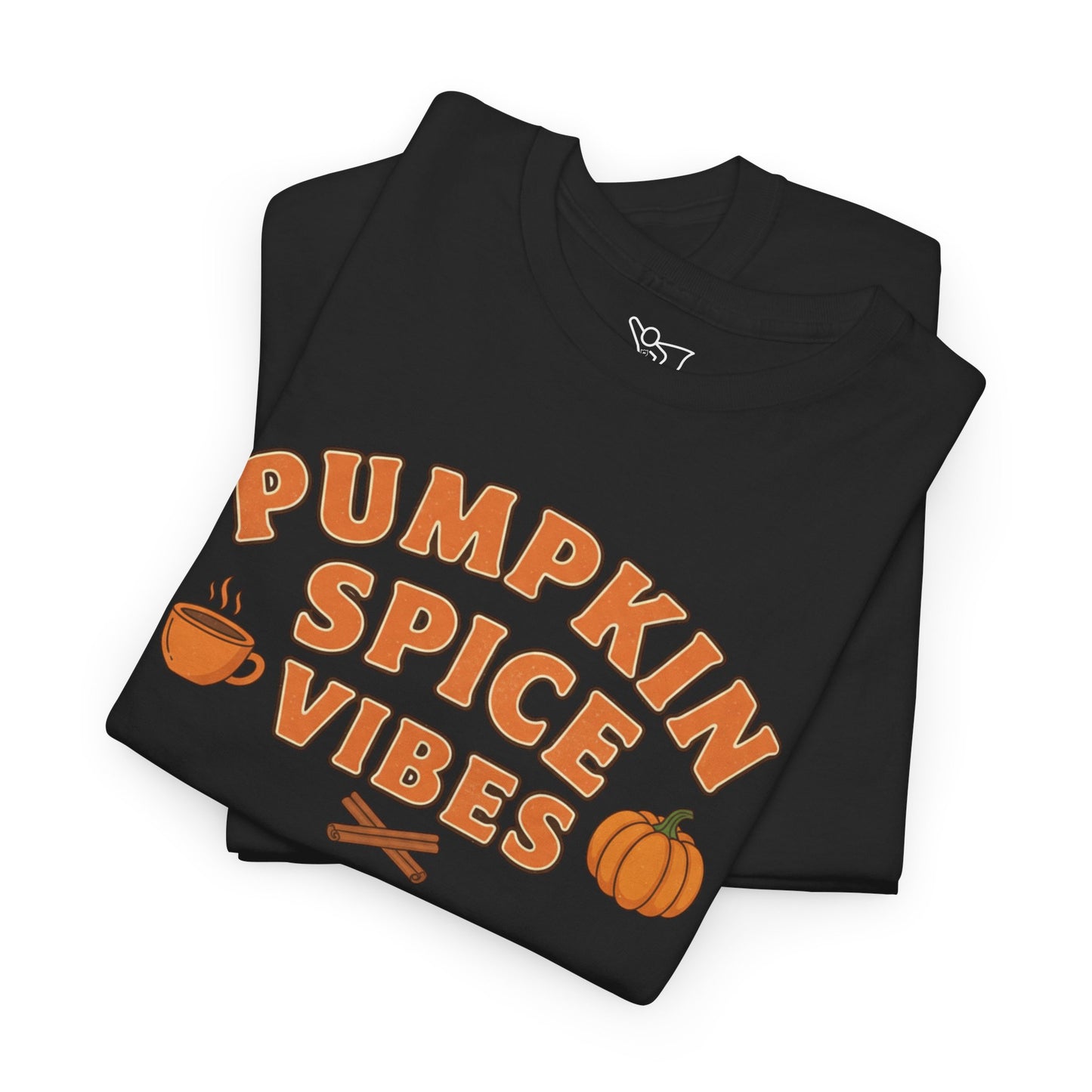 "Pumpkin Spice Vibes" Unisex Autumn T-Shirt for Fall, Cozy Apparel, Pumpkin Lover Gift, Halloween Party Wear