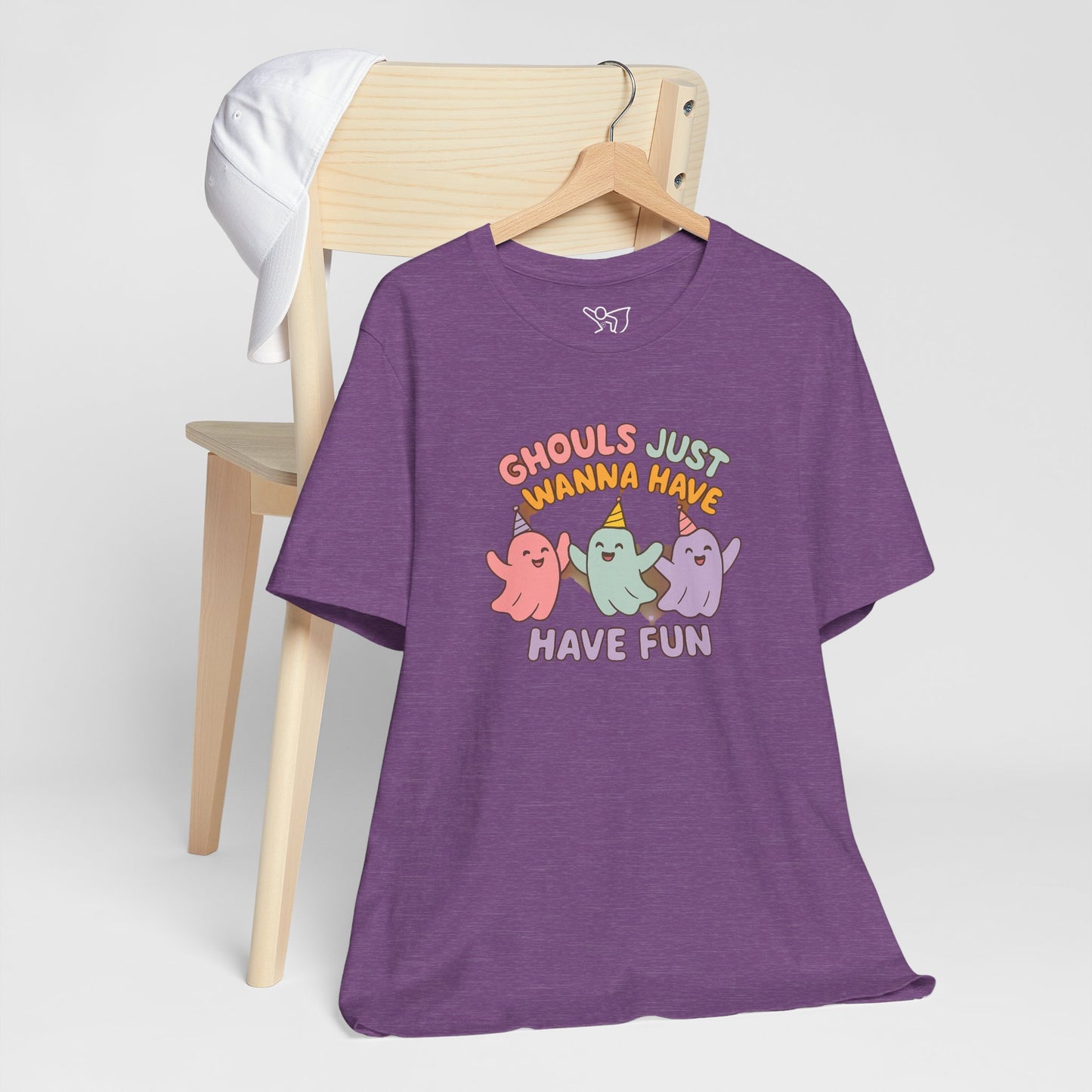 "Ghouls Just Wanna Have Fun" T-Shirt for Halloween, Unisex Graphic Shirt, Cute Ghosts Tee, Casual Wear, Gift for Friends