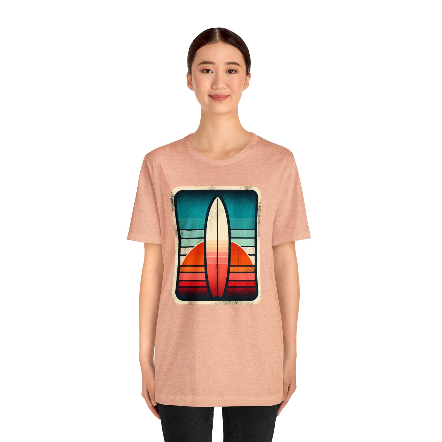 Sunset Swell Serenity - Tee - AI Tee Hero
