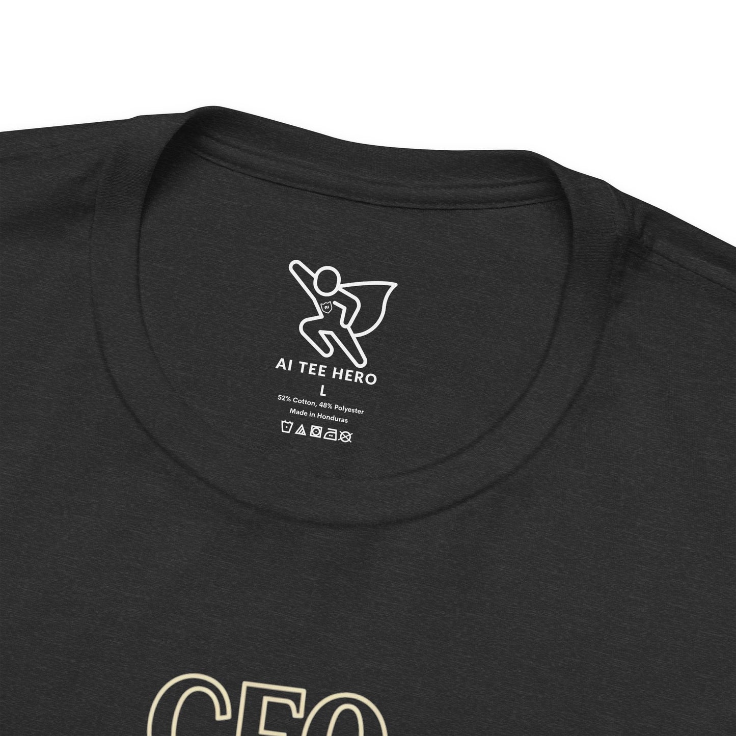 "CEO: Chief Espresso Officer" CW-1 Unisex Jersey T-Shirt for Baristas, Funny Coffee Shirt for Gifts, Perfect for Birthdays, Coffee Shop Outfits