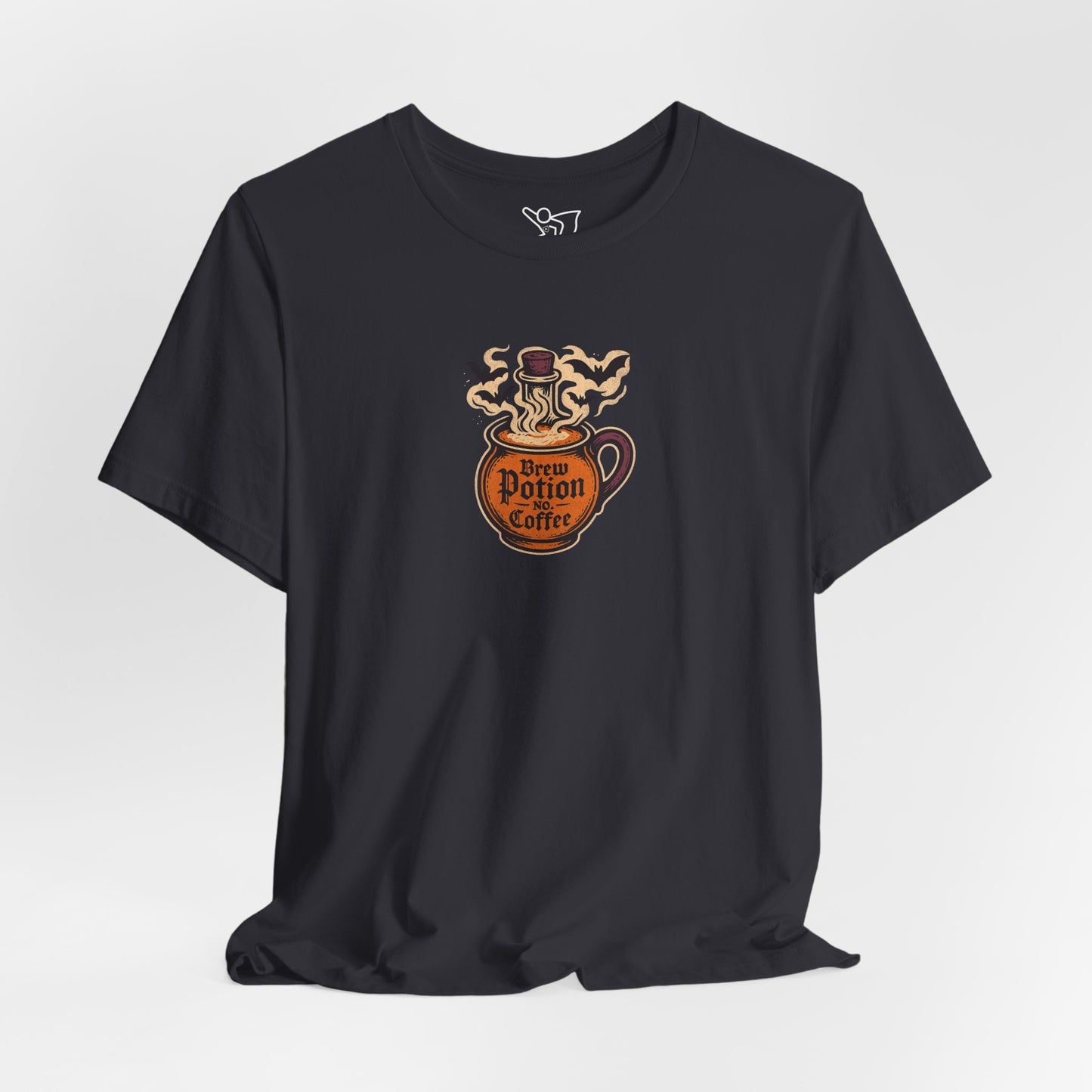 "Coffee Potion" Unisex Tee, Casual Wear, Gift for Coffee Lovers, Magical T-Shirt, Witchy Apparel, Coffee Enthusiast Presents