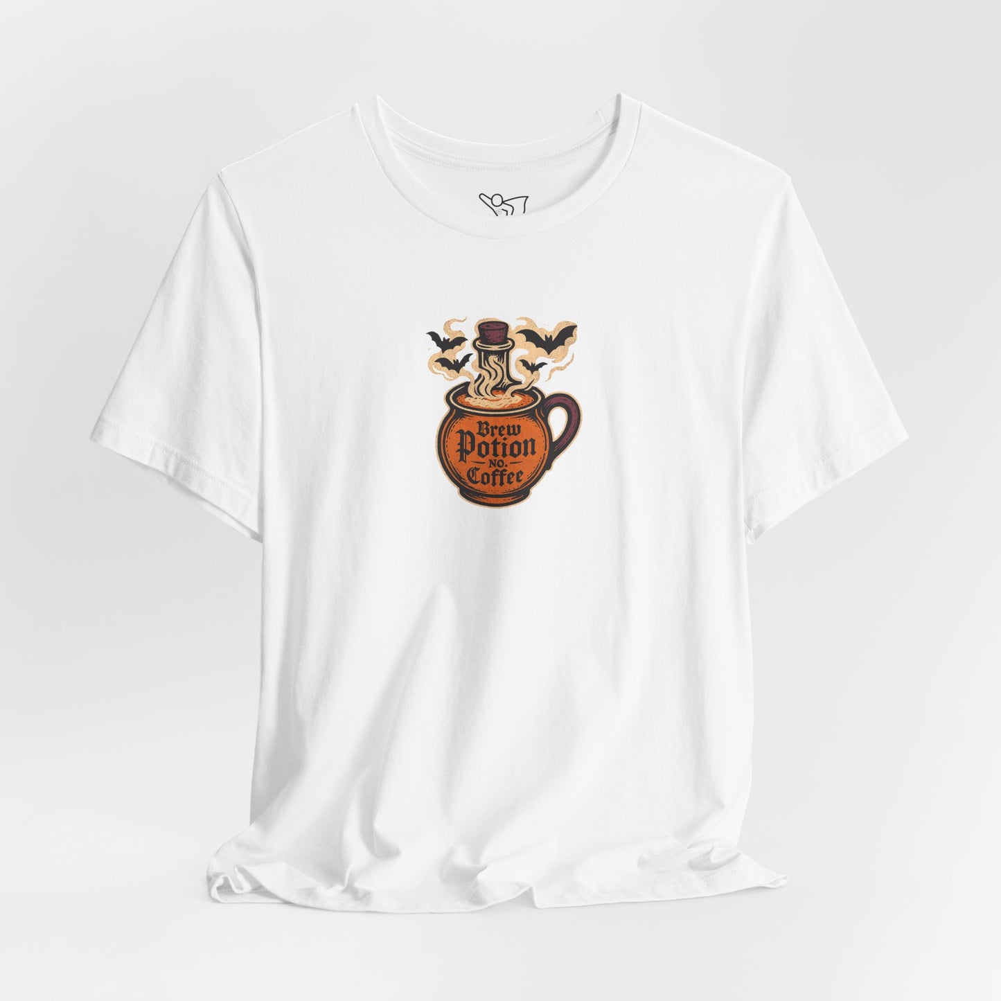 "Coffee Potion" Unisex Tee, Casual Wear, Gift for Coffee Lovers, Magical T-Shirt, Witchy Apparel, Coffee Enthusiast Presents