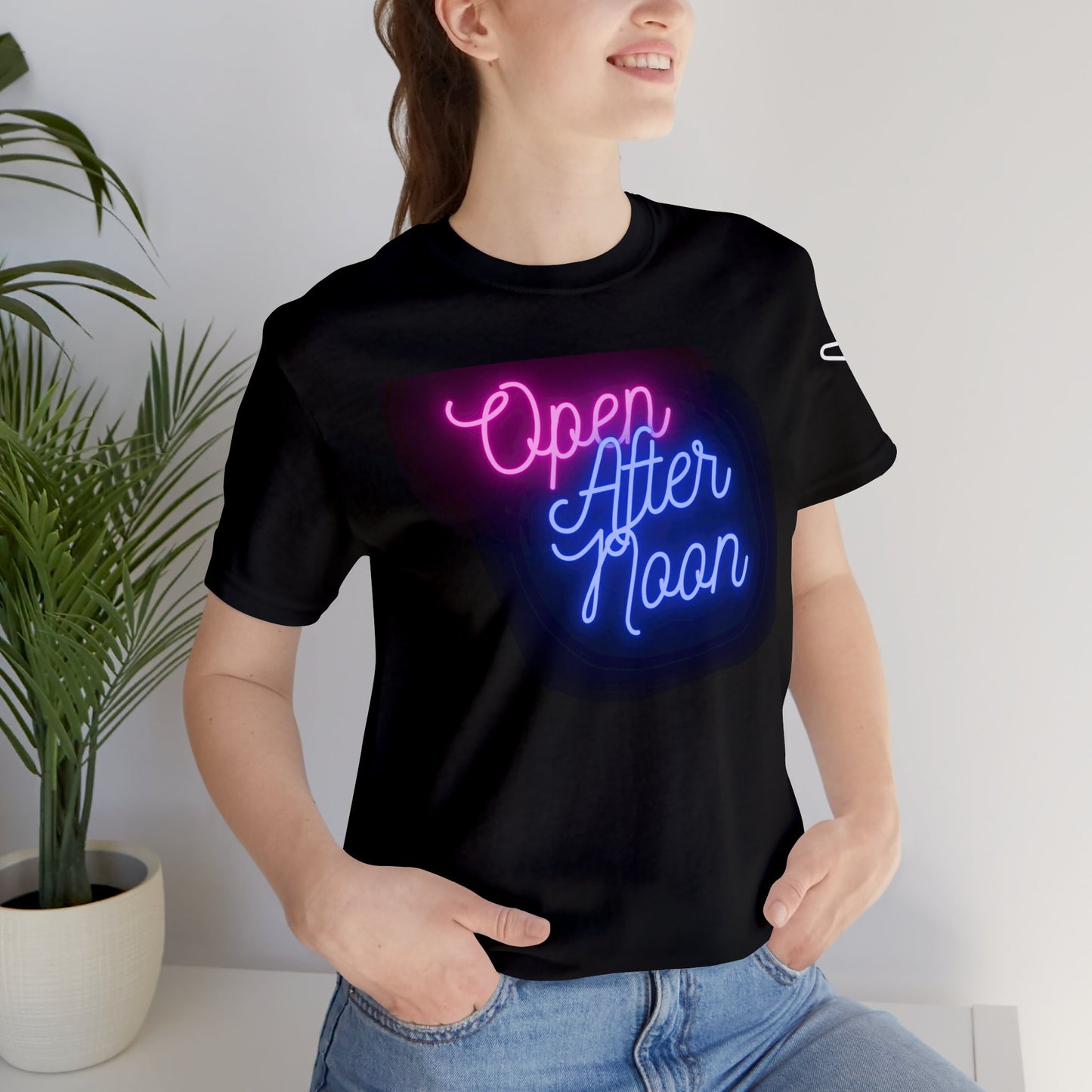 Midday Glow Neon Graphic Unisex Jersey Short Sleeve Tee - AI Tee Hero